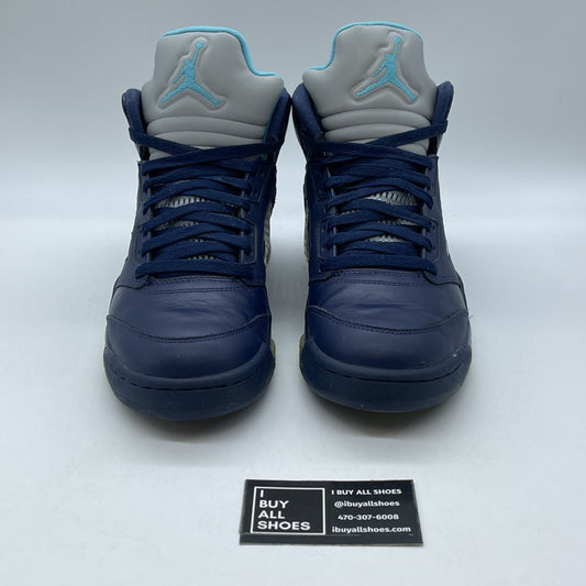 Size 9.5 - Air Jordan 5 Retro Pre-Grape Blue Leather (136027-405)