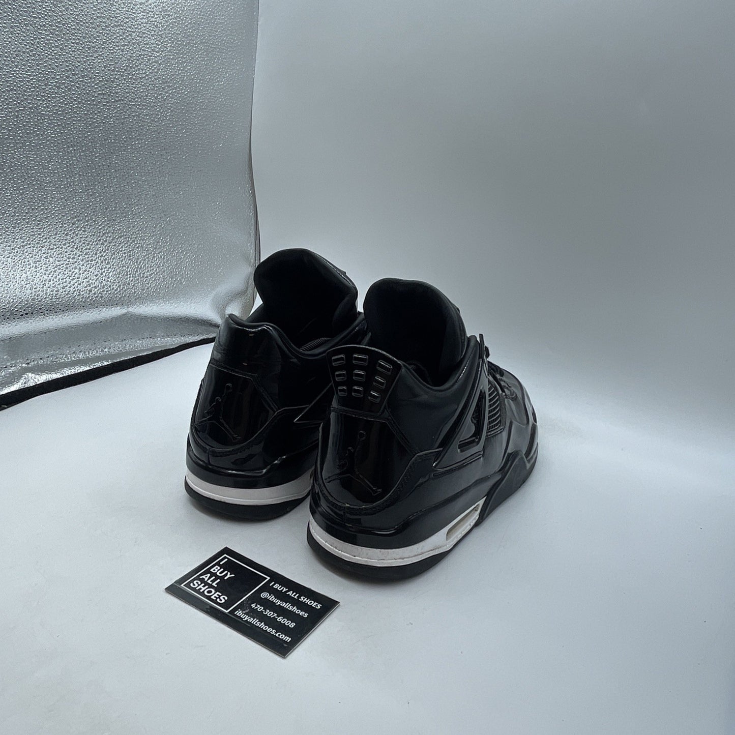 Size 12 - Air Jordan 4 Retro 11Lab4 Black (719864-010)