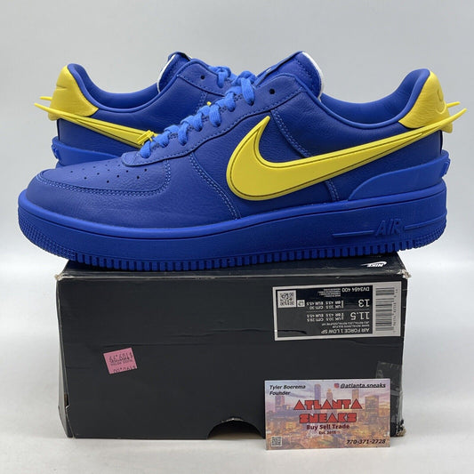 Size 11.5 - Nike AMBUSH x Air Force 1 Low Game Royal Blue Leather (DV3464-400)