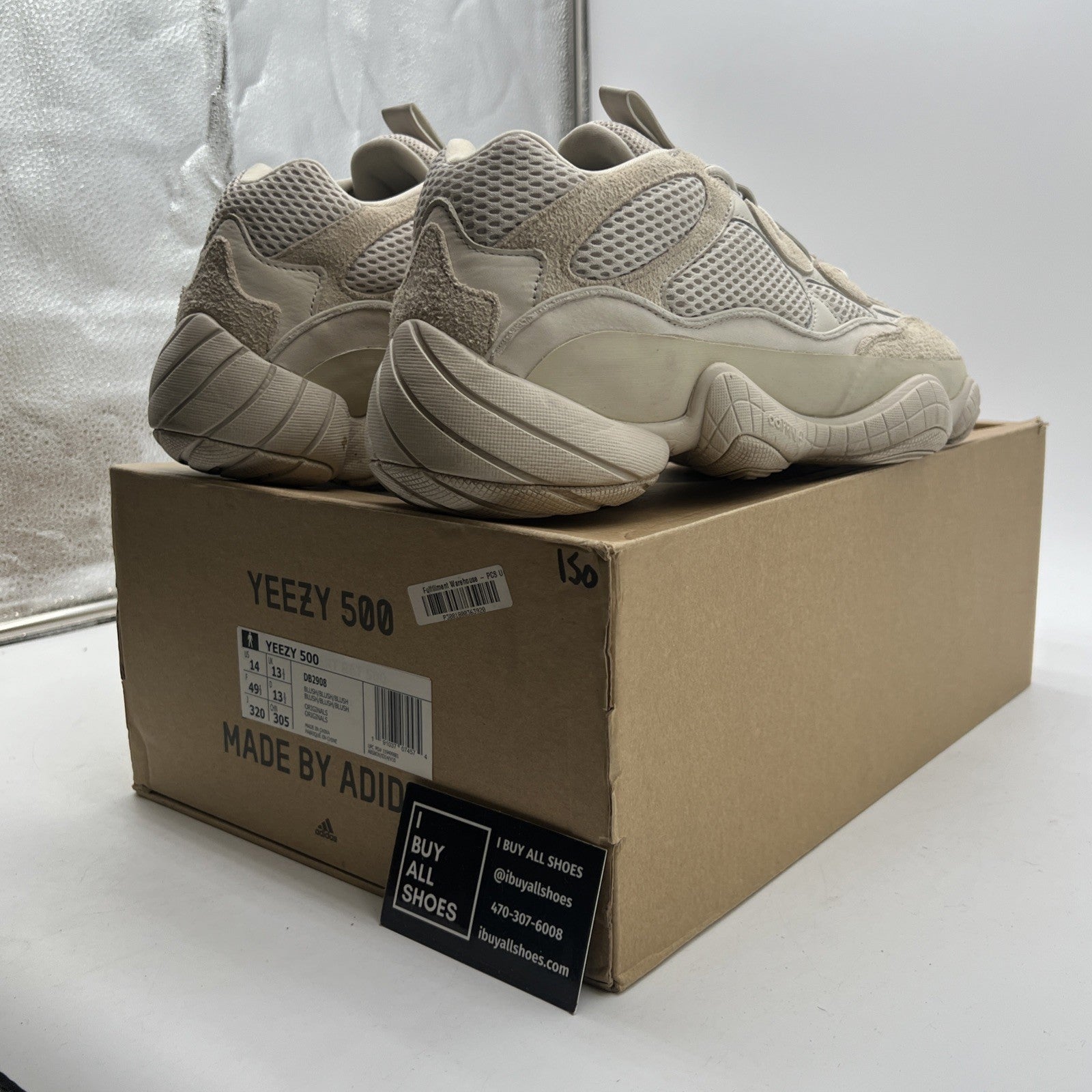 Size 14 - adidas Yeezy 500 Blush (DB2908)