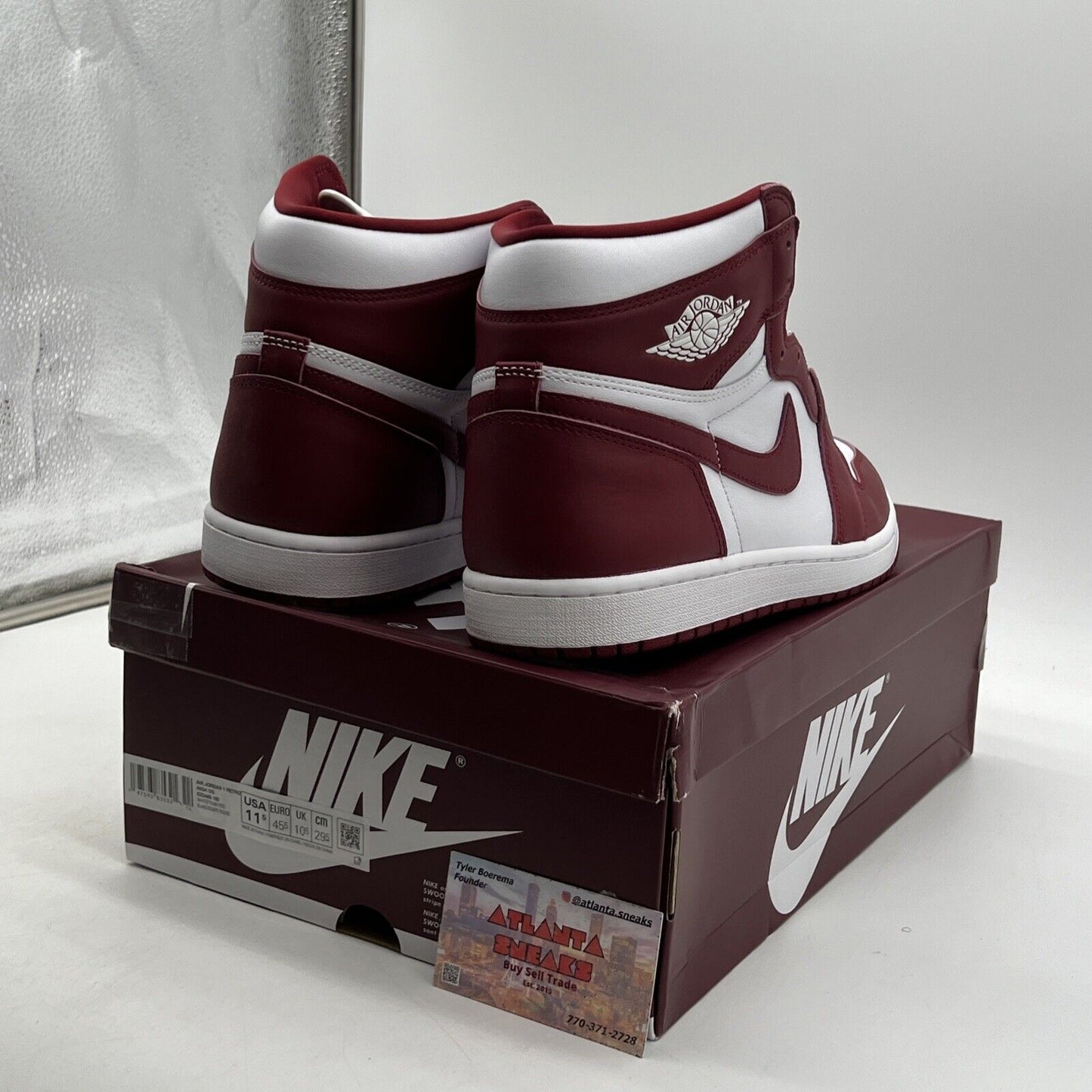 Size 11.5 - Air Jordan 1 Retro OG High Artisanal Red (DZ5485-160)