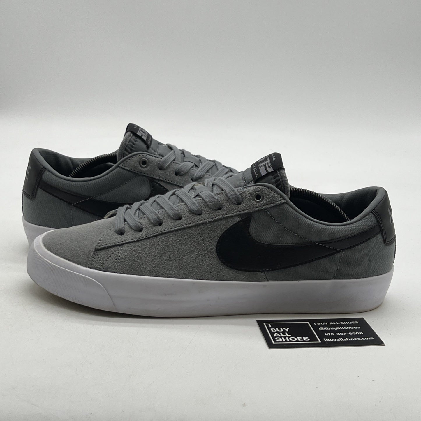 Size 12 - Nike SB Zoom Blazer Low Pro GT Cool Grey Shoes (DC7695-005)