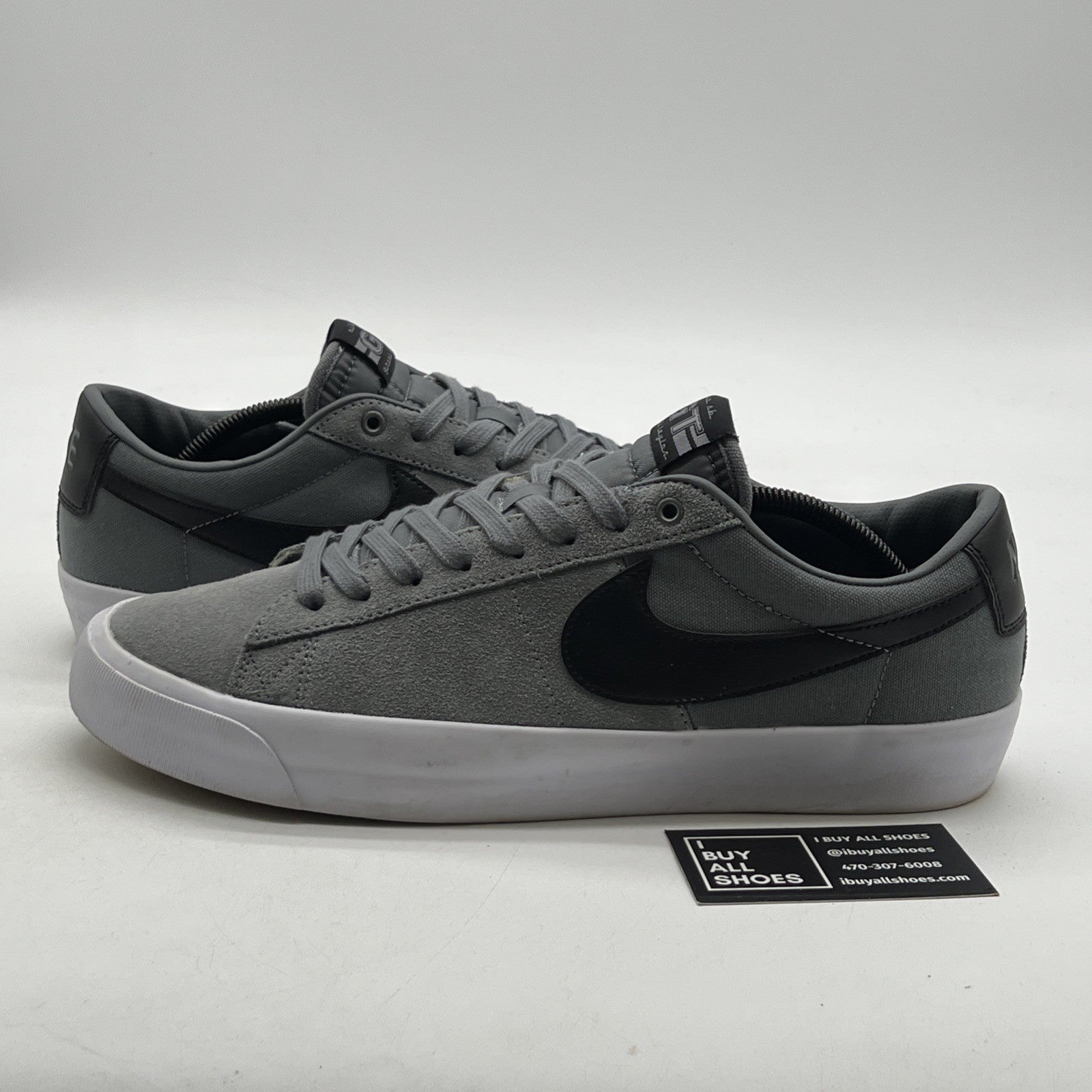 Size 12 - Nike SB Zoom Blazer Low Pro GT Cool Grey Shoes (DC7695-005)