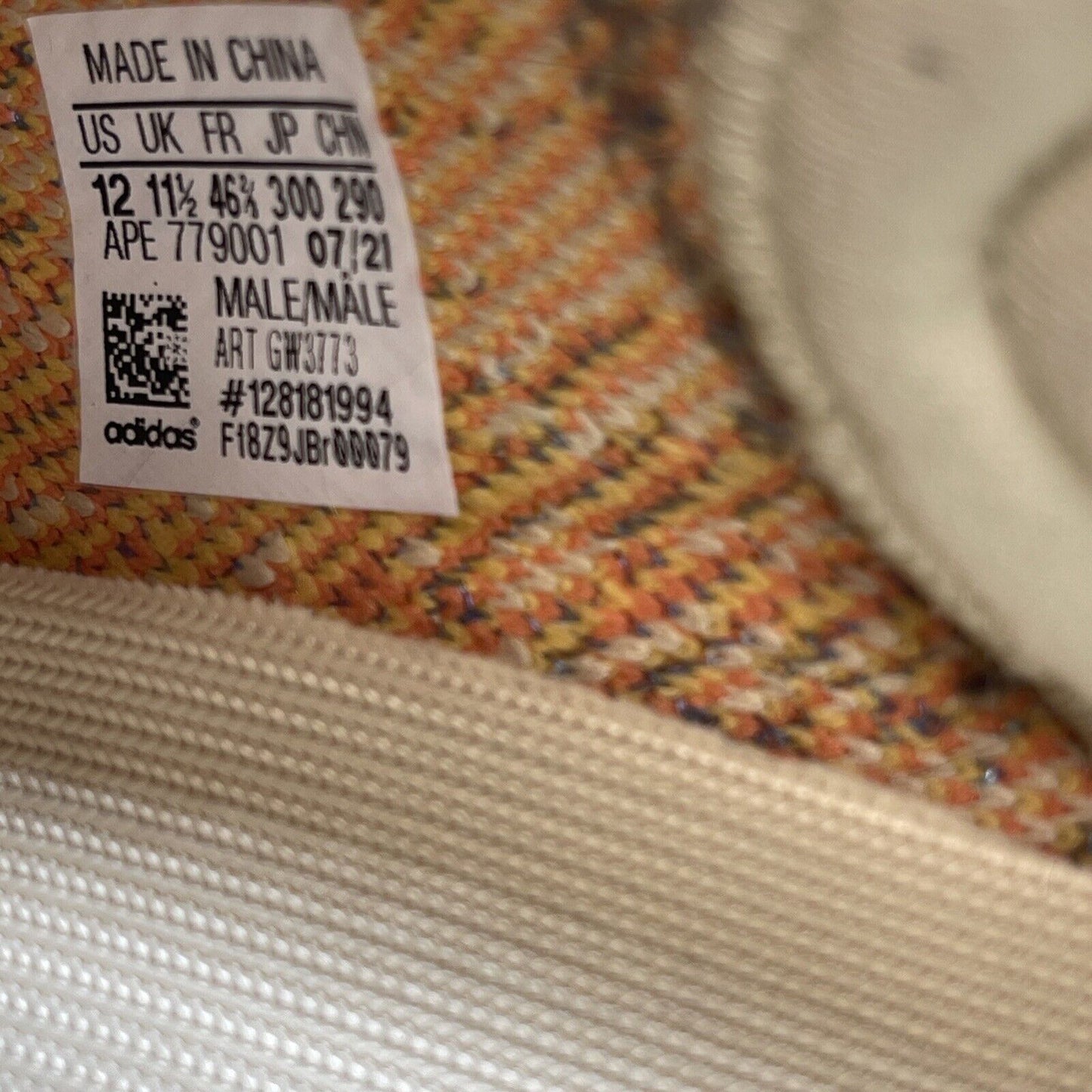 Size 12 - adidas Yeezy Boost 350 V2 Low MX Oat Orange Blue Suede (GW3773)