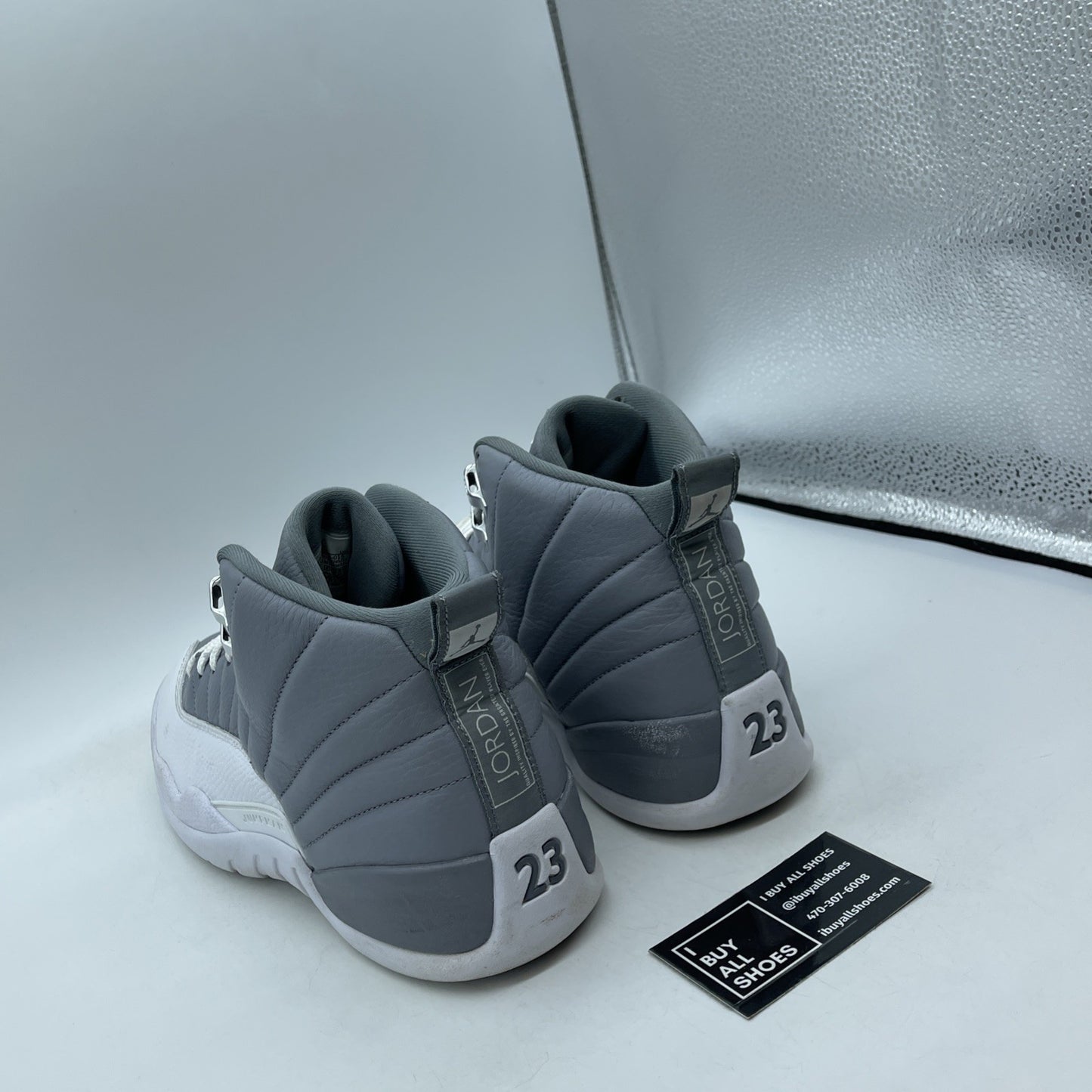 Size 11 - Jordan 12 Stealth 2022 Grey White Silver Leather (CT8013-015