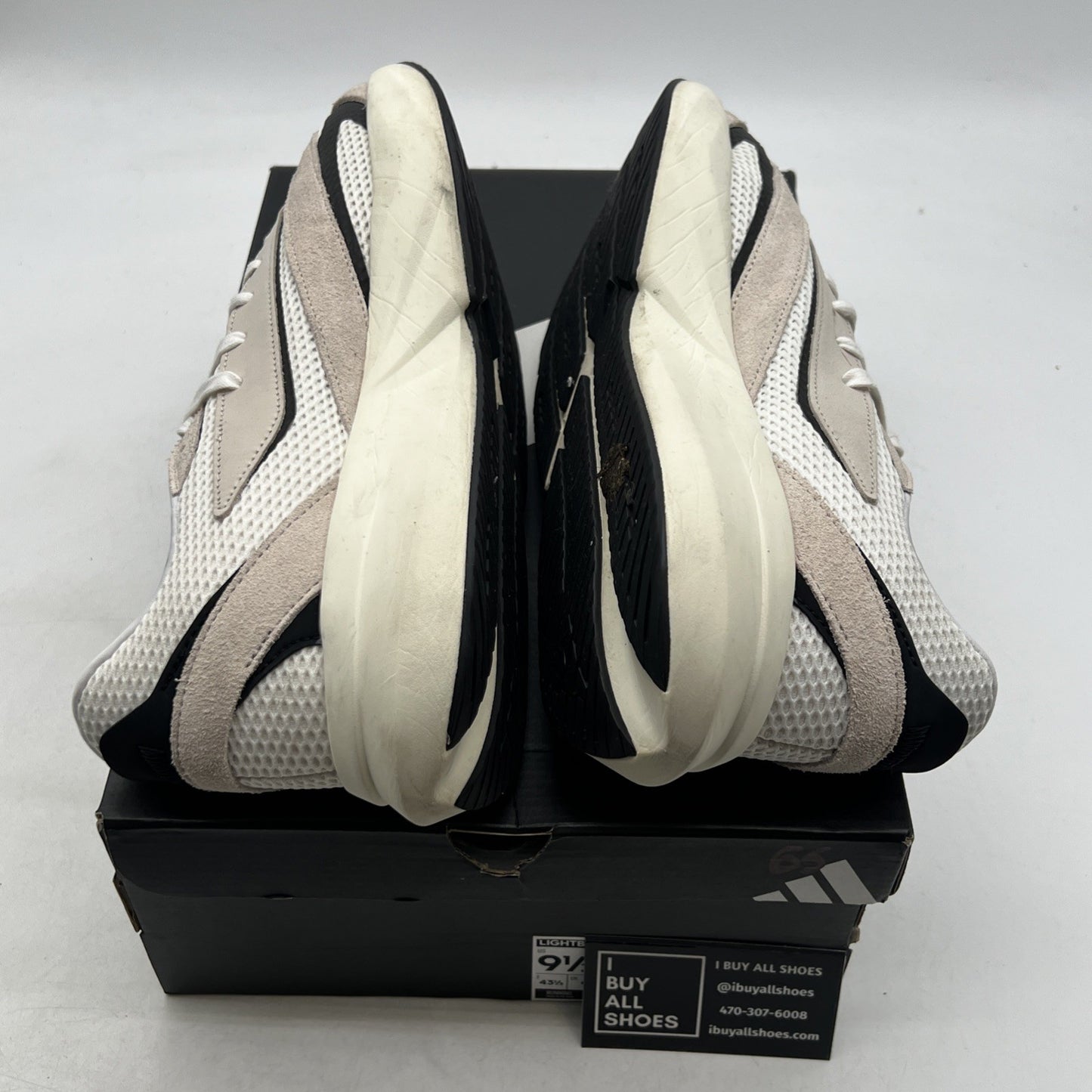 Size 9.5 - Adidas Lightblaze Alumina Black White (JH6944)