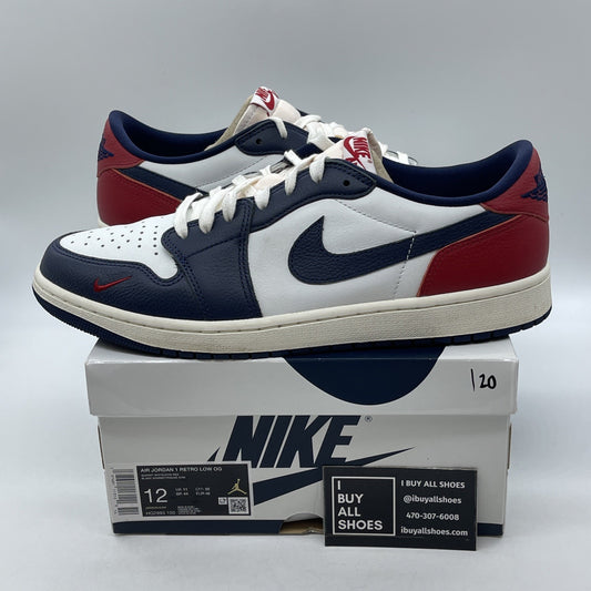 Size 12 - Air Jordan 1 Retro OG Low Howard University (HQ2993-100)