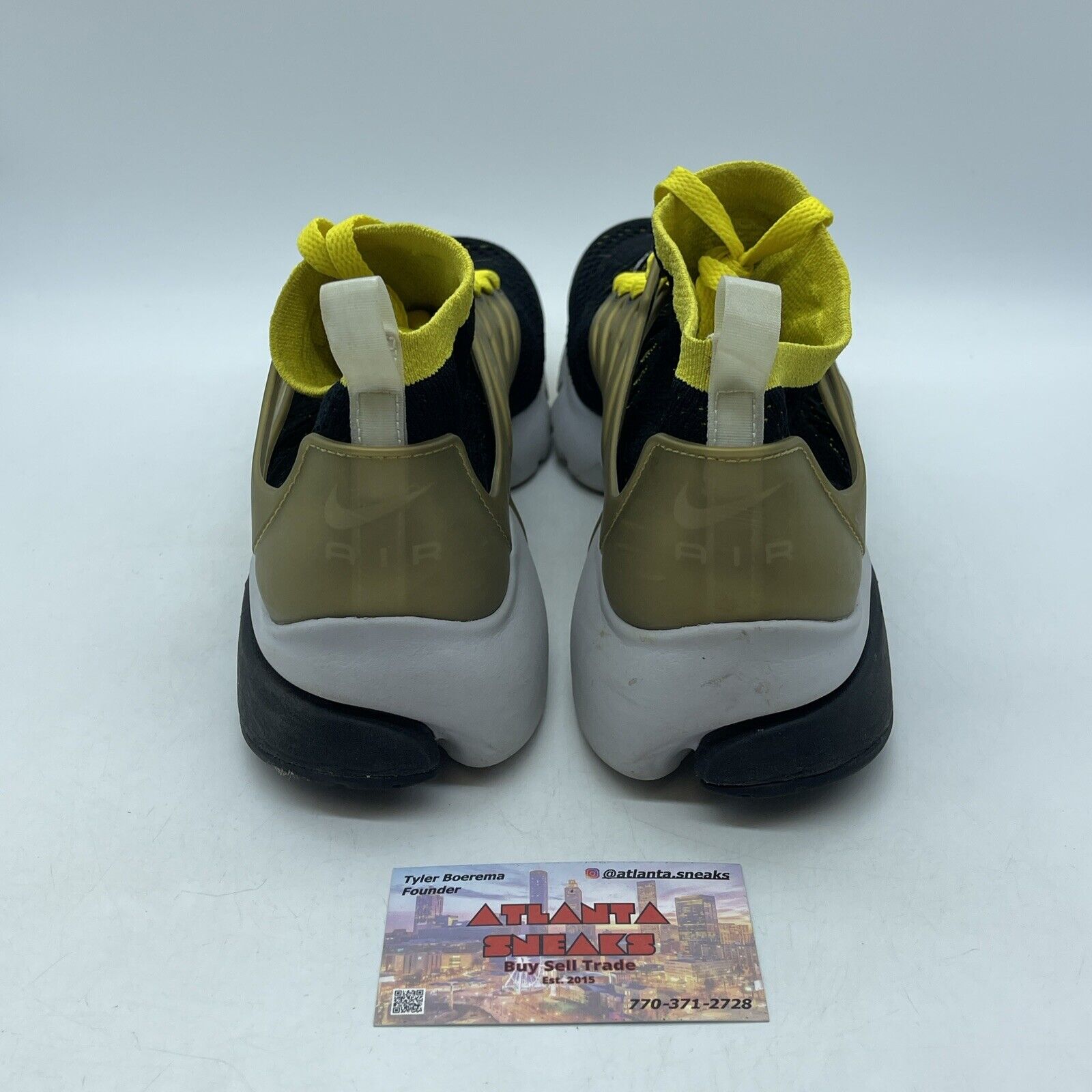 Size 10 - Nike Air Presto Ultra Flyknit Brutal Honey Black Suede (835570-007)