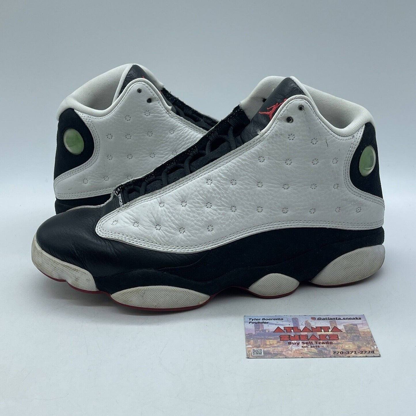 Size 9.5 - Air Jordan 13 Retro 2013 He Got Game White Leather Suede (309259-104)