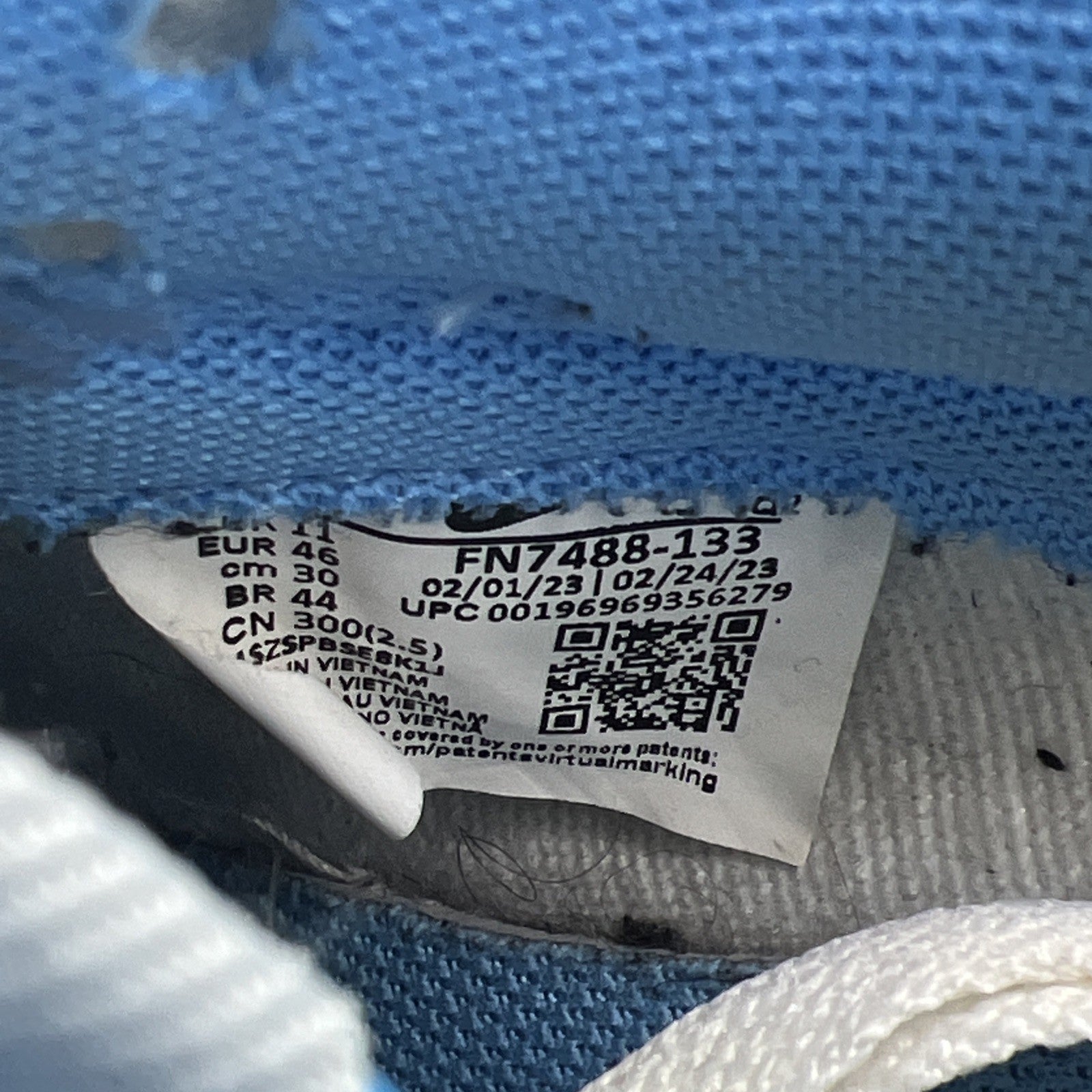 Size 12 - Nike Dunk Low Athletic Department - University Blue (FN7488-133)