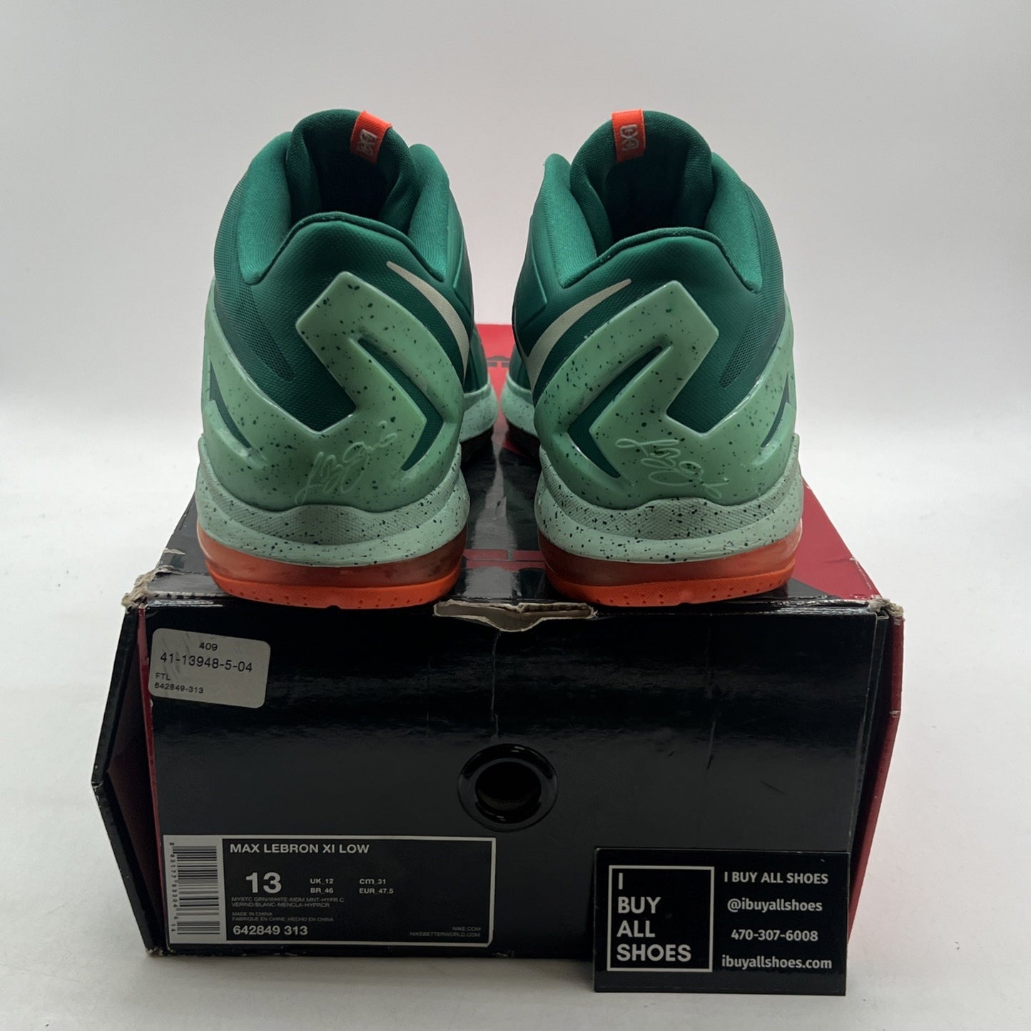 Size 13 - Nike Max LeBron 11 Low Biscayne (642849-313)