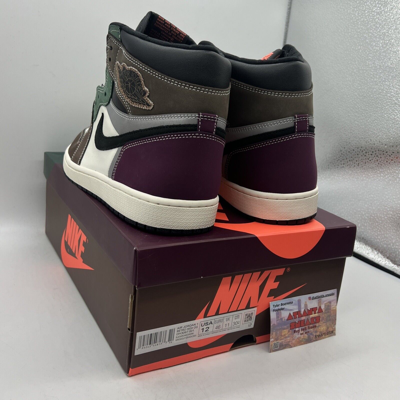 Size 12 - Jordan 1 High OG Crafted 2021 Brand New Og All