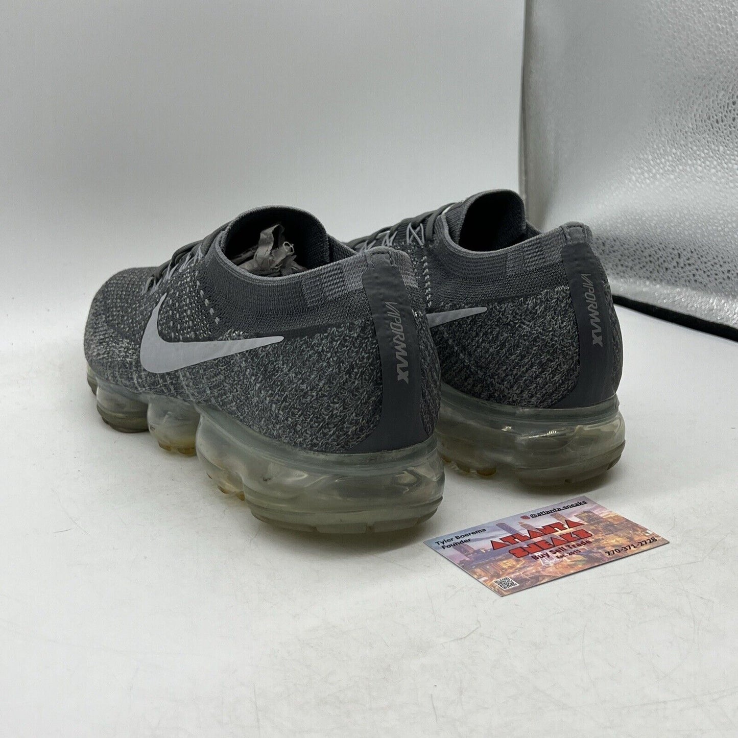 Size 12 - Nike Air VaporMax Asphalt Grey (849558-002)