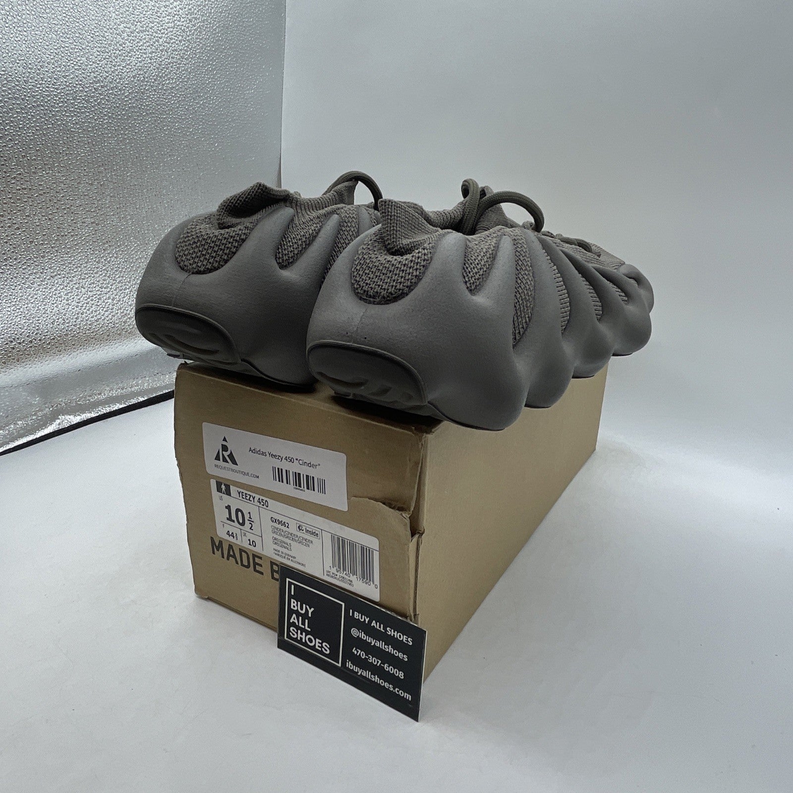 Size 10.5 - adidas Yeezy 450 Cinder (GX9662)
