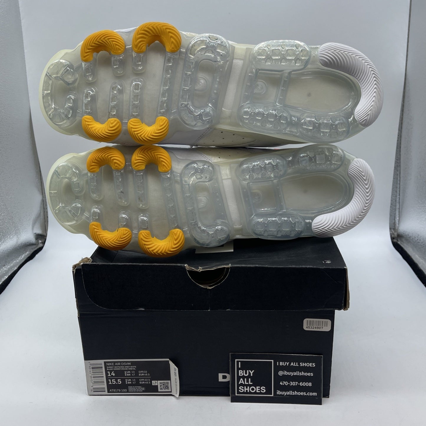 Size 14 - Nike Air VaporMax D/MS/X Off White (AT8179-100)