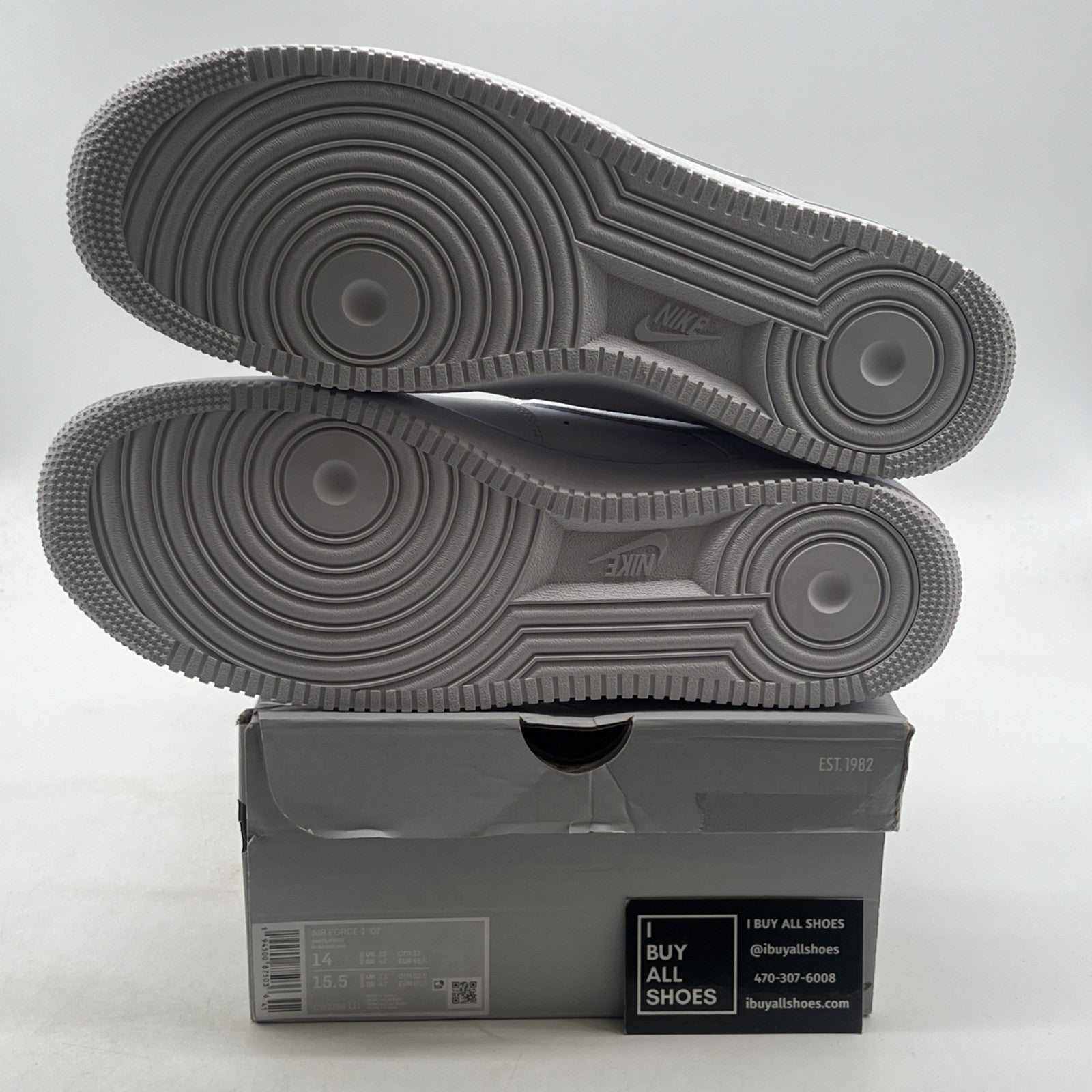 Size 14 - Nike Air Force 1 '07 Low Triple White (CW2288-111)