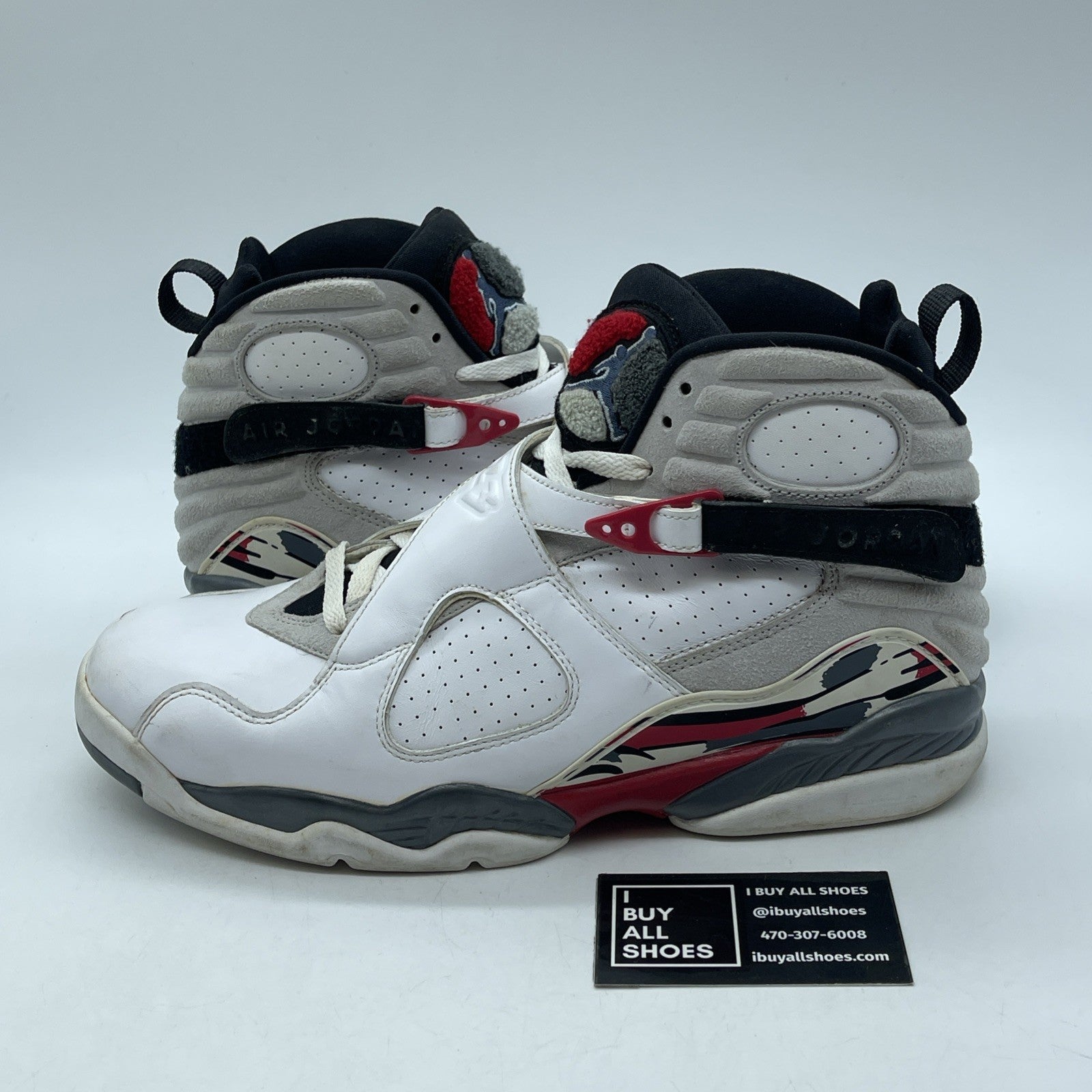 Size 11 - Air Jordan 8 Retro 2013 Bugs Bunny Grey Suede Leather (305381-103)