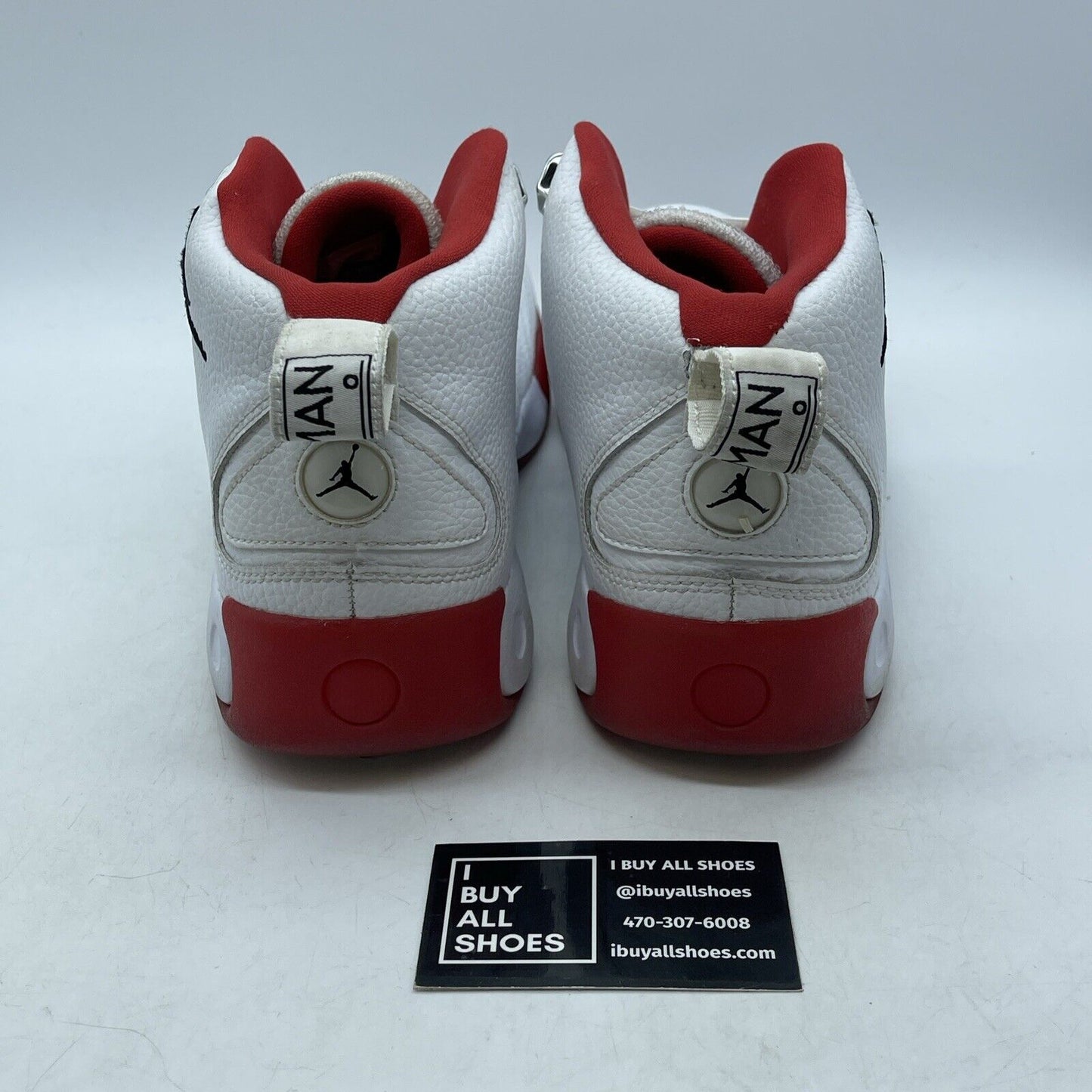 Size 11.5 - Jordan Jumpman Pro 2018 Cherry Red Black White Leather (906876-106)