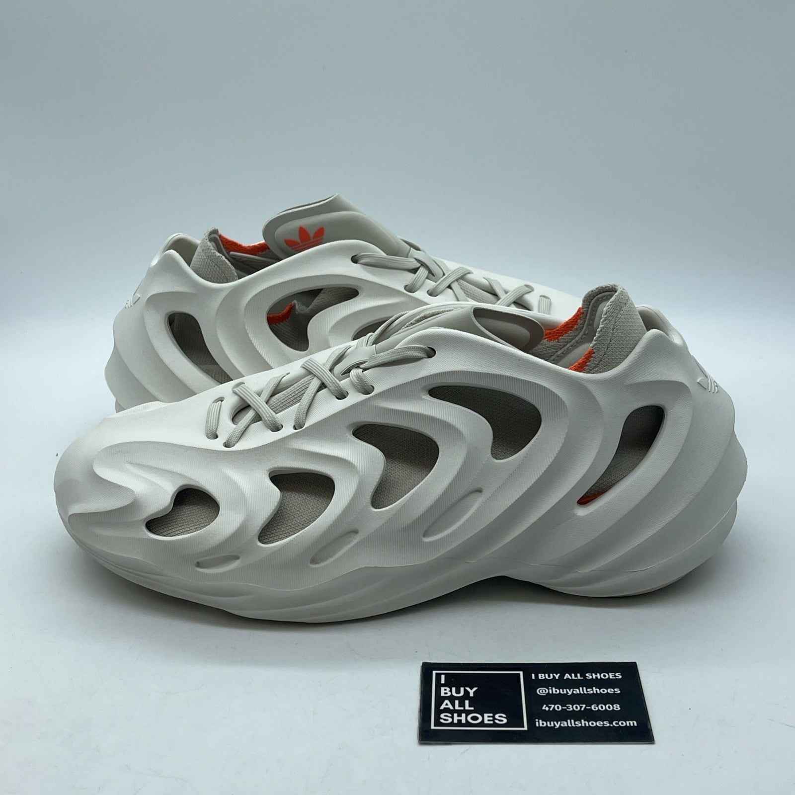 Size 10.5 - Adidas adiFOM Q Off White Aluminum Athletic Shoes (GY4455)