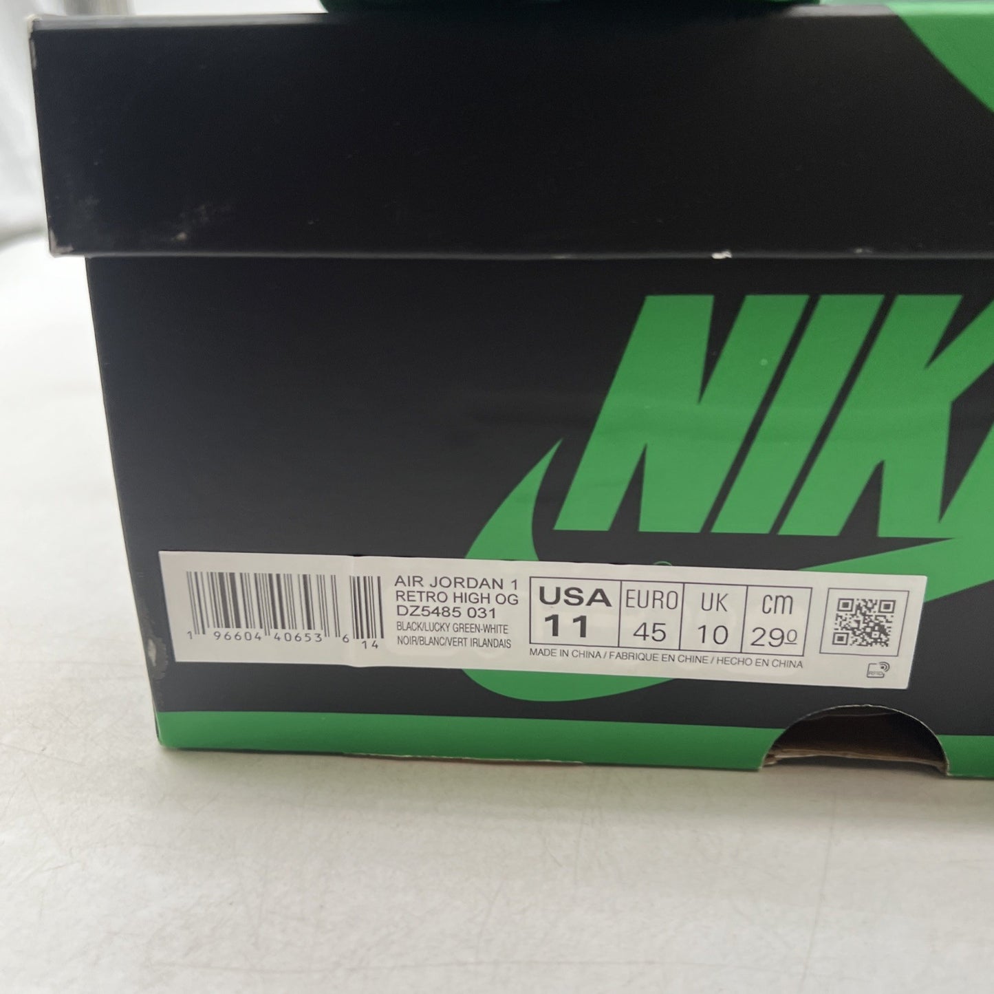 Size 11 - Air Jordan 1 Retro OG High Lucky Green (DZ5485-031)