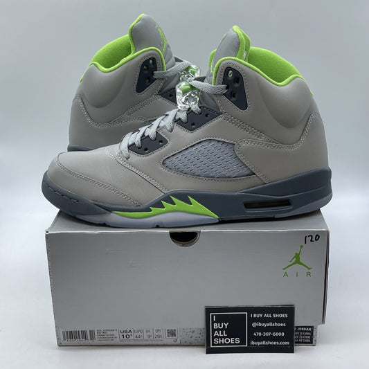 Size 10.5 - Jordan 5 Retro Green Bean Grey Leather (DM9014-003)