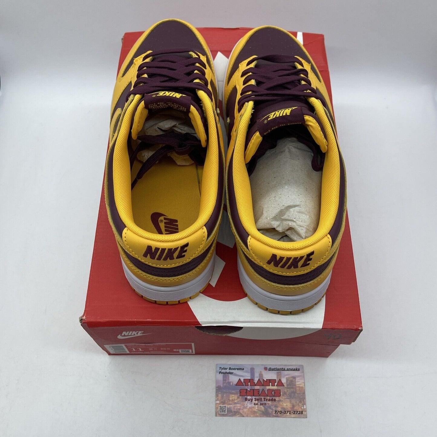 Size 11 - Nike Dunk Low Retro Arizona State Sun Devils 2022 White (DD1391-702)