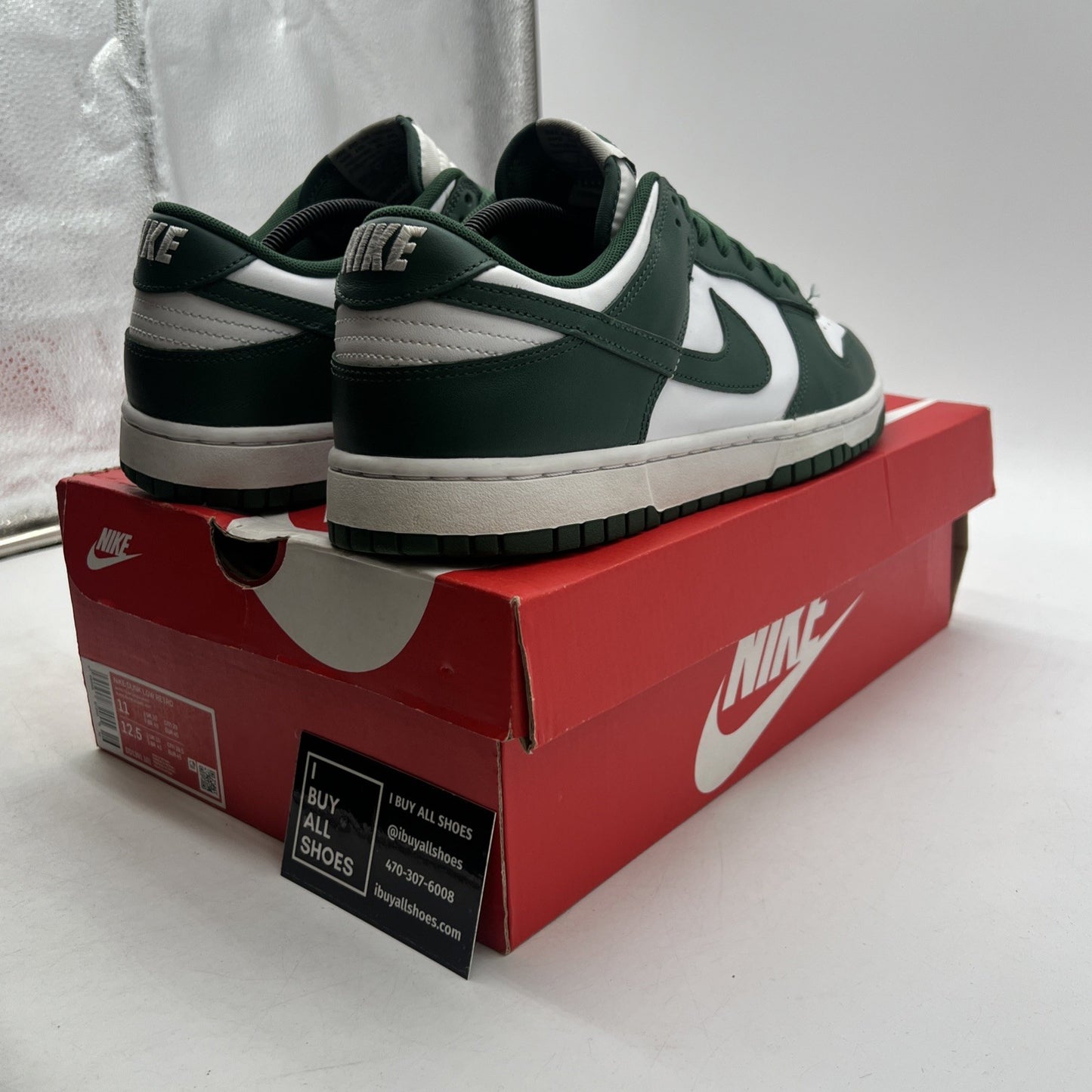 Size 11 - Nike Dunk Low Michigan State (DD1391-101)