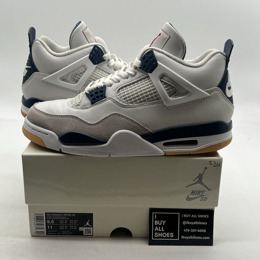 Size 9.5 - Nike SB x Air Jordan 4 Retro SP Navy (DR5415-100)