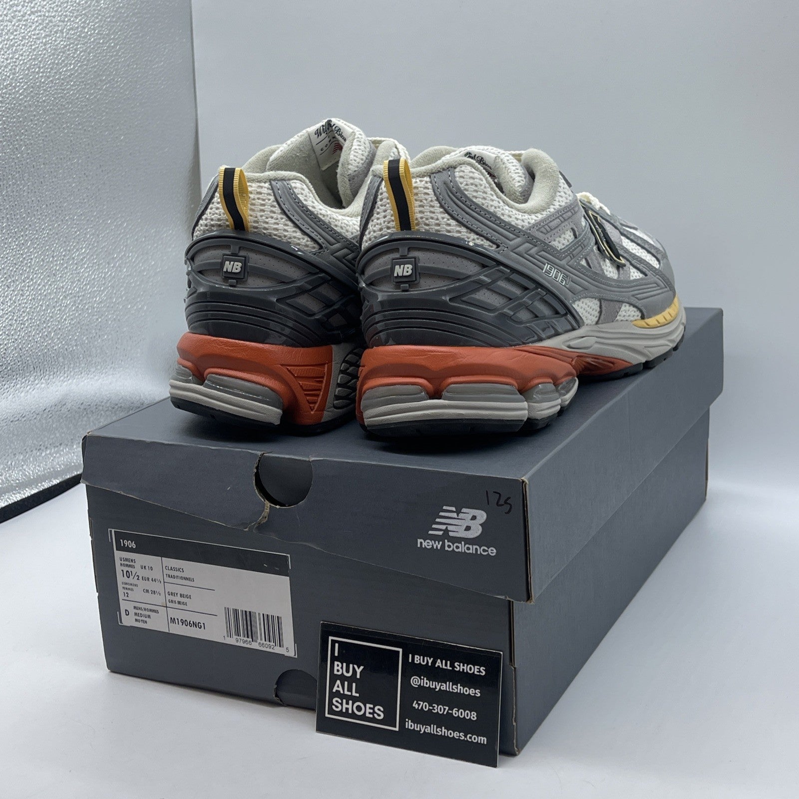 Size 10.5 - New Balance The Whitaker Group x 1906U Willful Bias Pack - Sand Dune