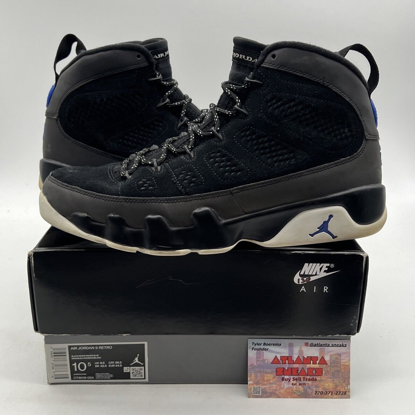 Size 10.5 - Air Jordan 9 Retro Racer Blue (CT8019-024)