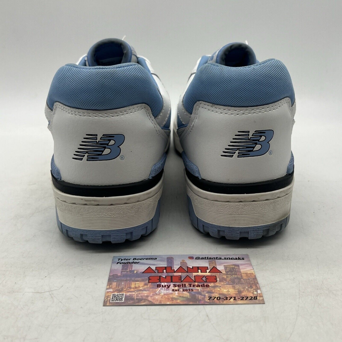 Size 10.5 - New Balance 550 Team Carolina Blue Black Leather (BB550HL1)