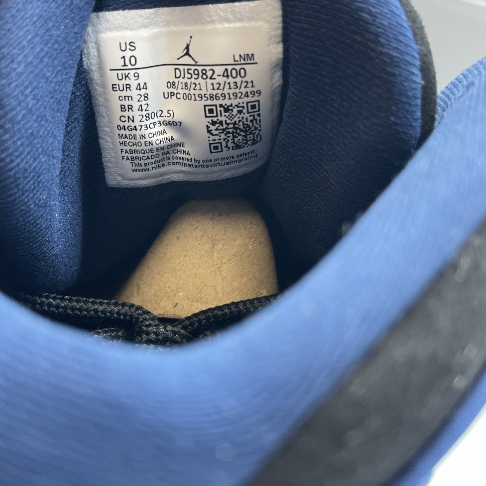Size 10 - Air Jordan 13 Navy 2022 (DJ5982-400)