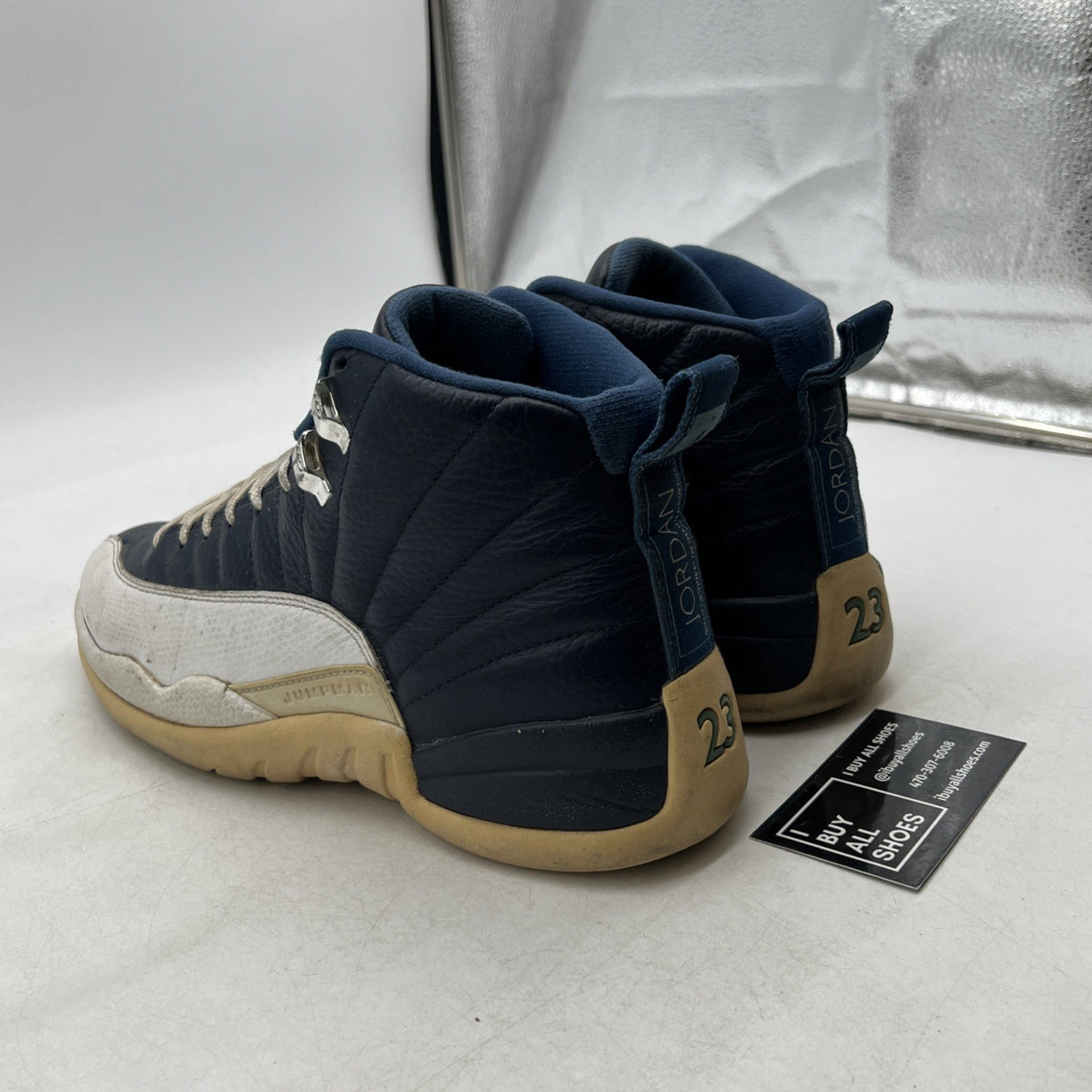Size 8.5 - Air Jordan 12 Retro 2012 Obsidian (130690-410)