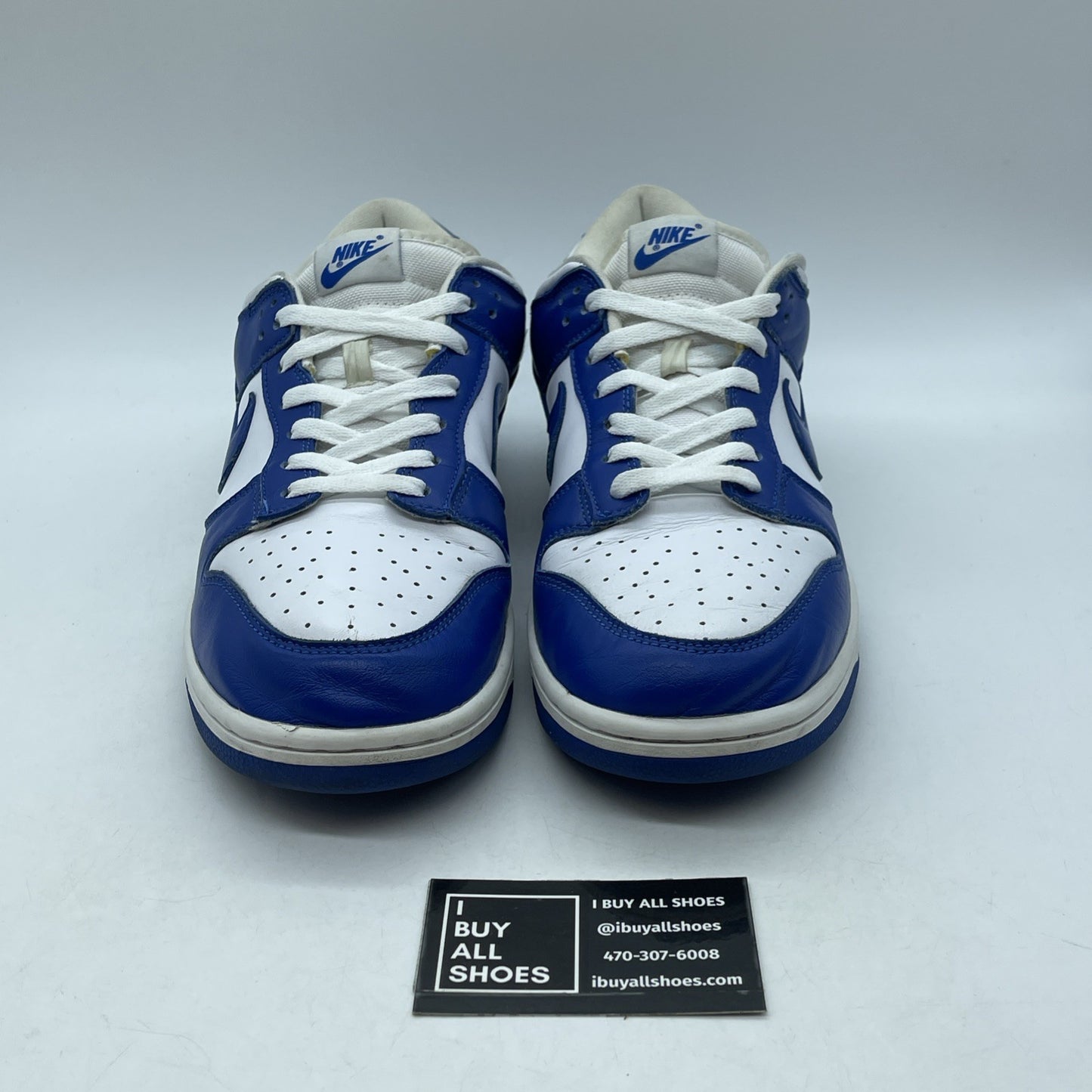 Size 12 - Nike Dunk Low Retro SP Kentucky 2020 Blue White Leather (CU1726-100)