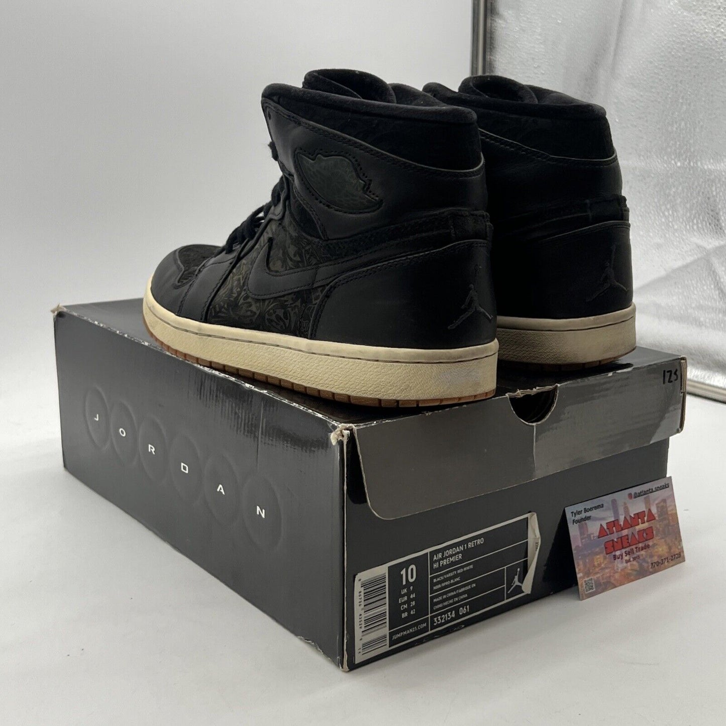 Size 10 - Air Jordan 1 Retro Premier High Laser (332134-061)