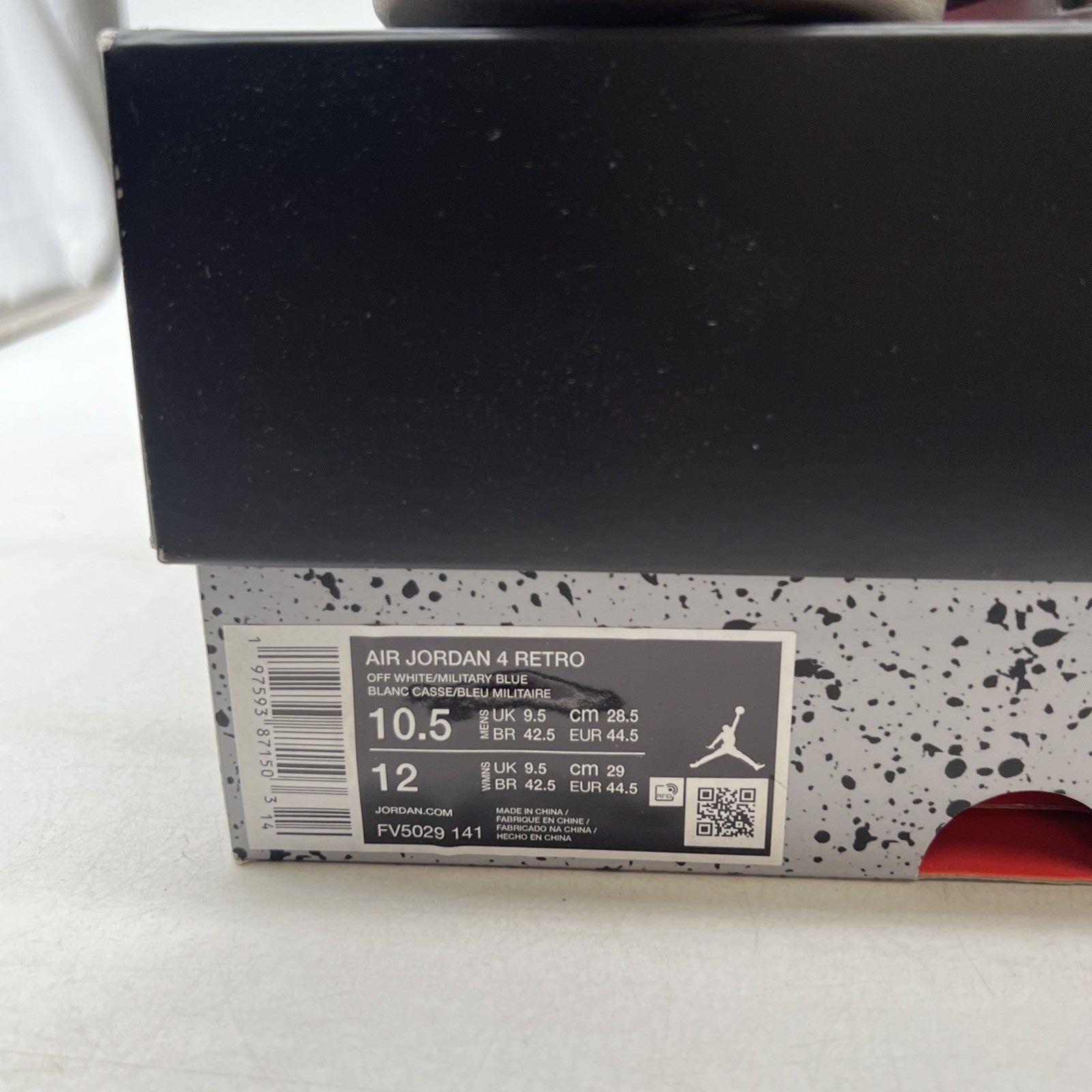 Size 10.5 - Air Jordan 4 Retro 2024 Military Blue (FV5029-141)