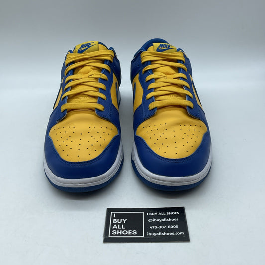Size 12 - Nike Dunk Low UCLA Blue Yellow Leather (DD1391-402)