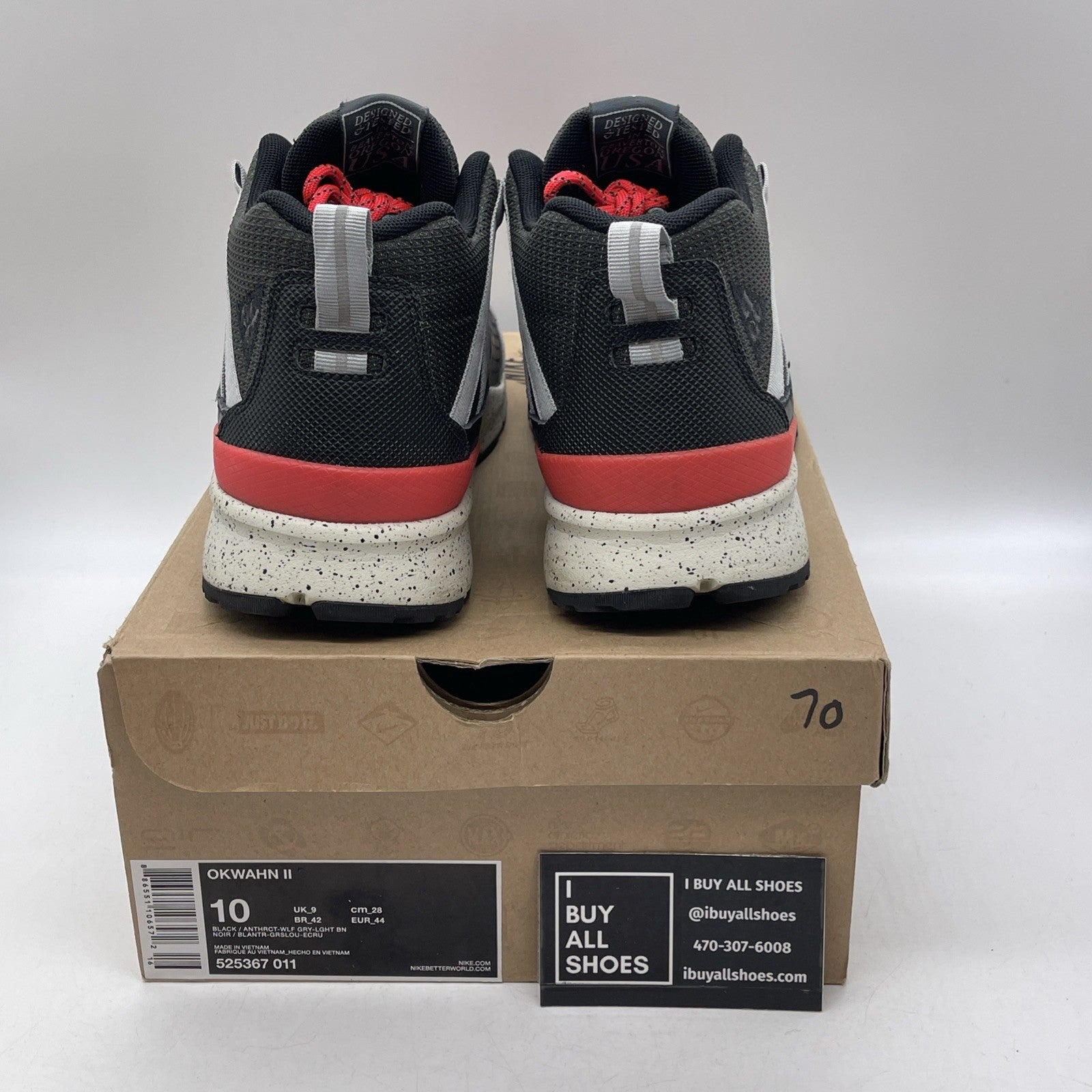 Size 10 - NIKE ACG OKWAHN II 2 Cloudnova White Pearl (525367-011)