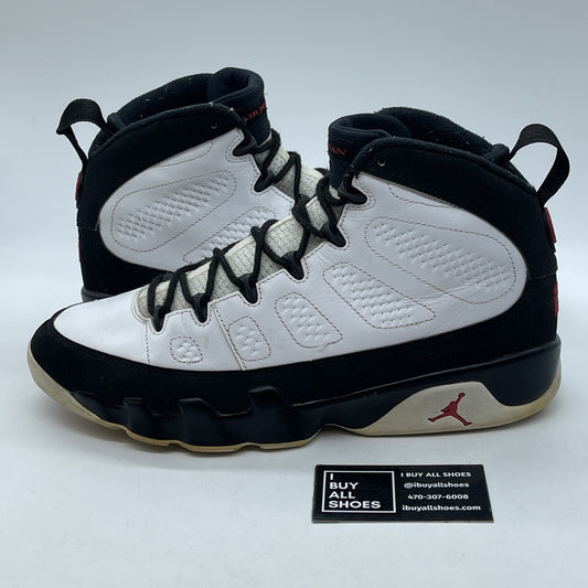 Size 11.5 - Jordan 9 Retro space jam 2016 Black White Suede (302370-112)