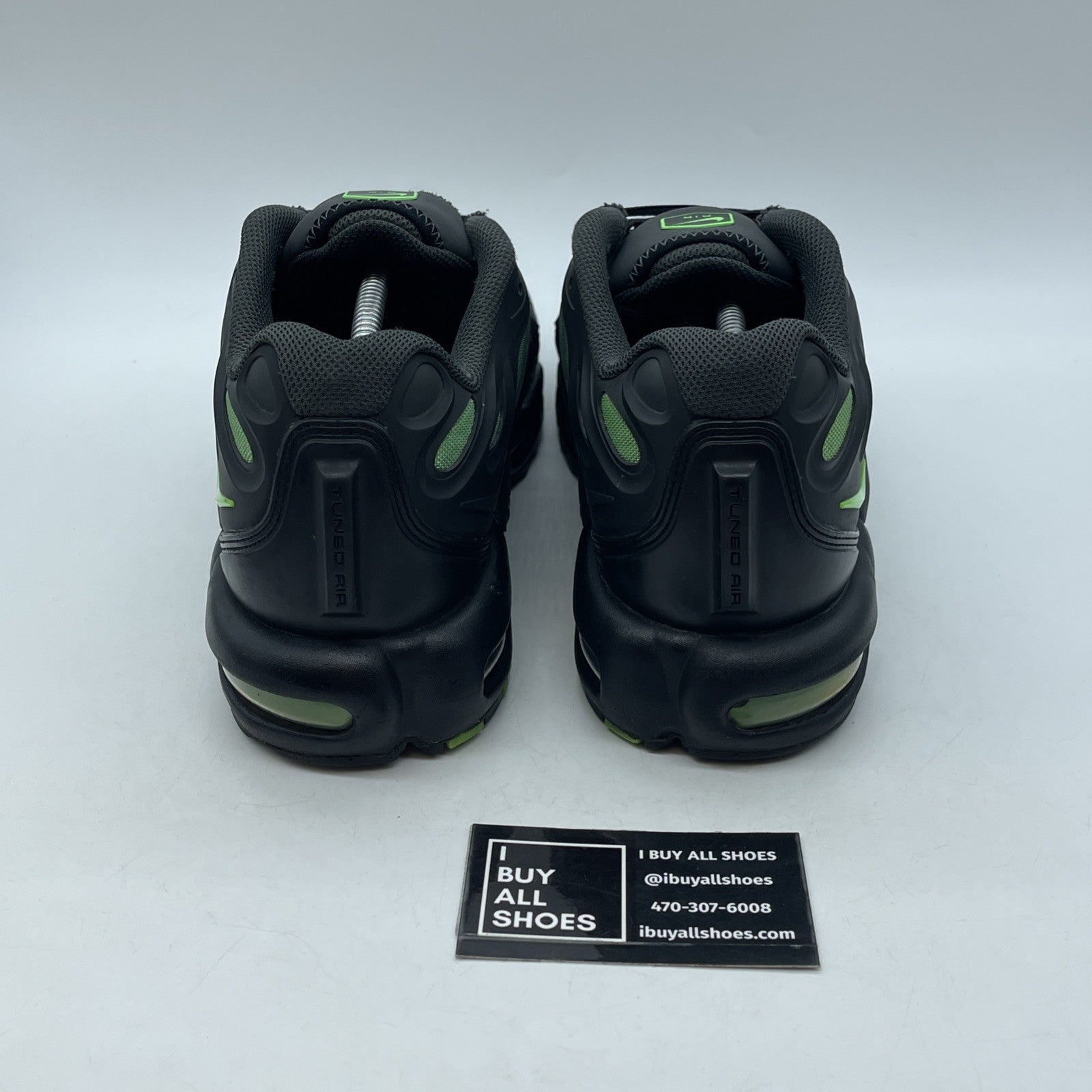 Size 12 - Nike Air Max Plus Drift Black Green Strike Black Leather (FD4290-006)