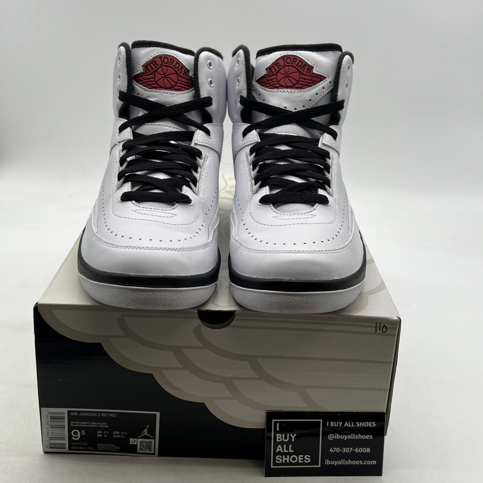 Size 9.5 - Air Jordan 2 Retro Mid Chicago (DX2454-106)