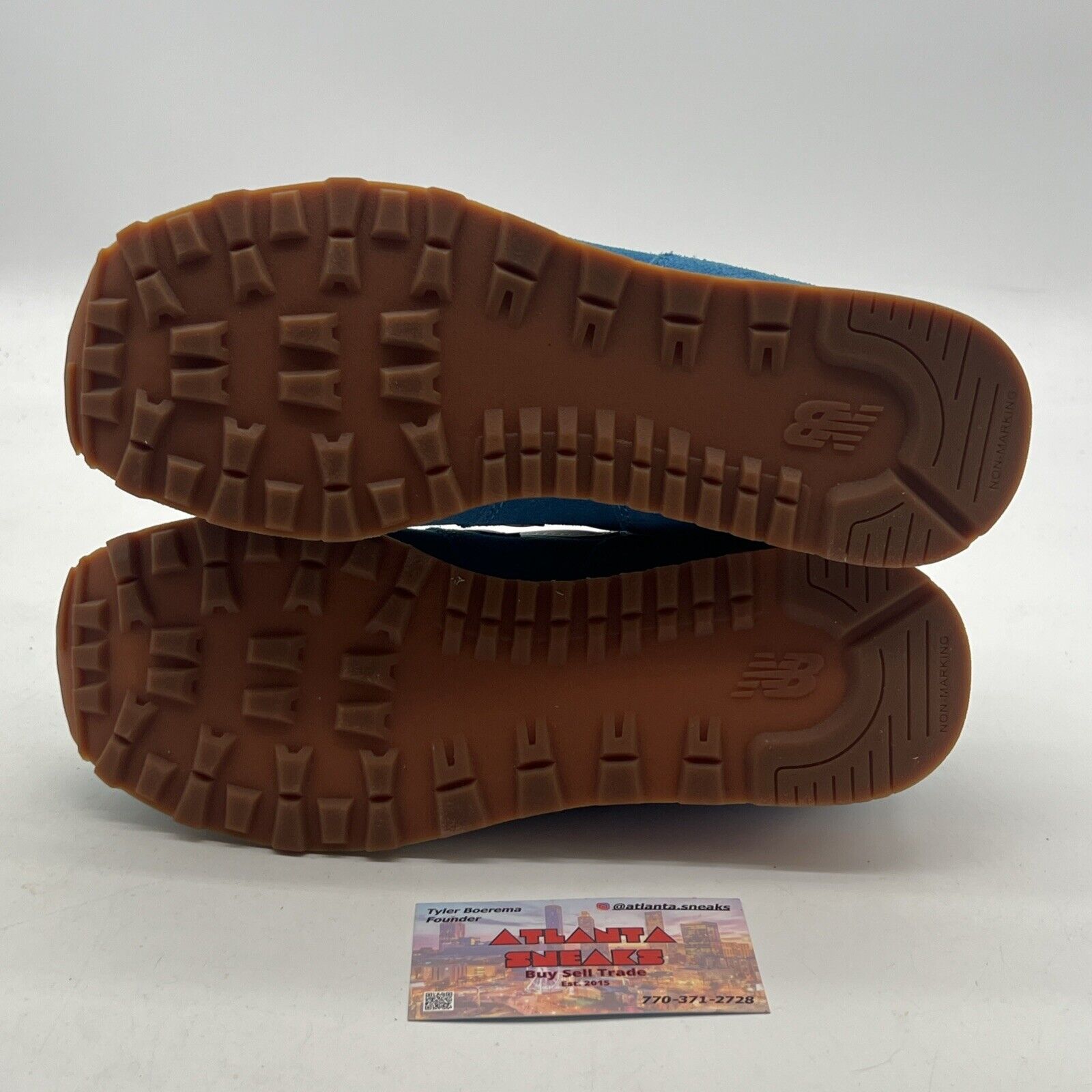Size 6.5 - New Balance 574 Men's Shoes Natural Indigo-Blue (ML574-HC2)