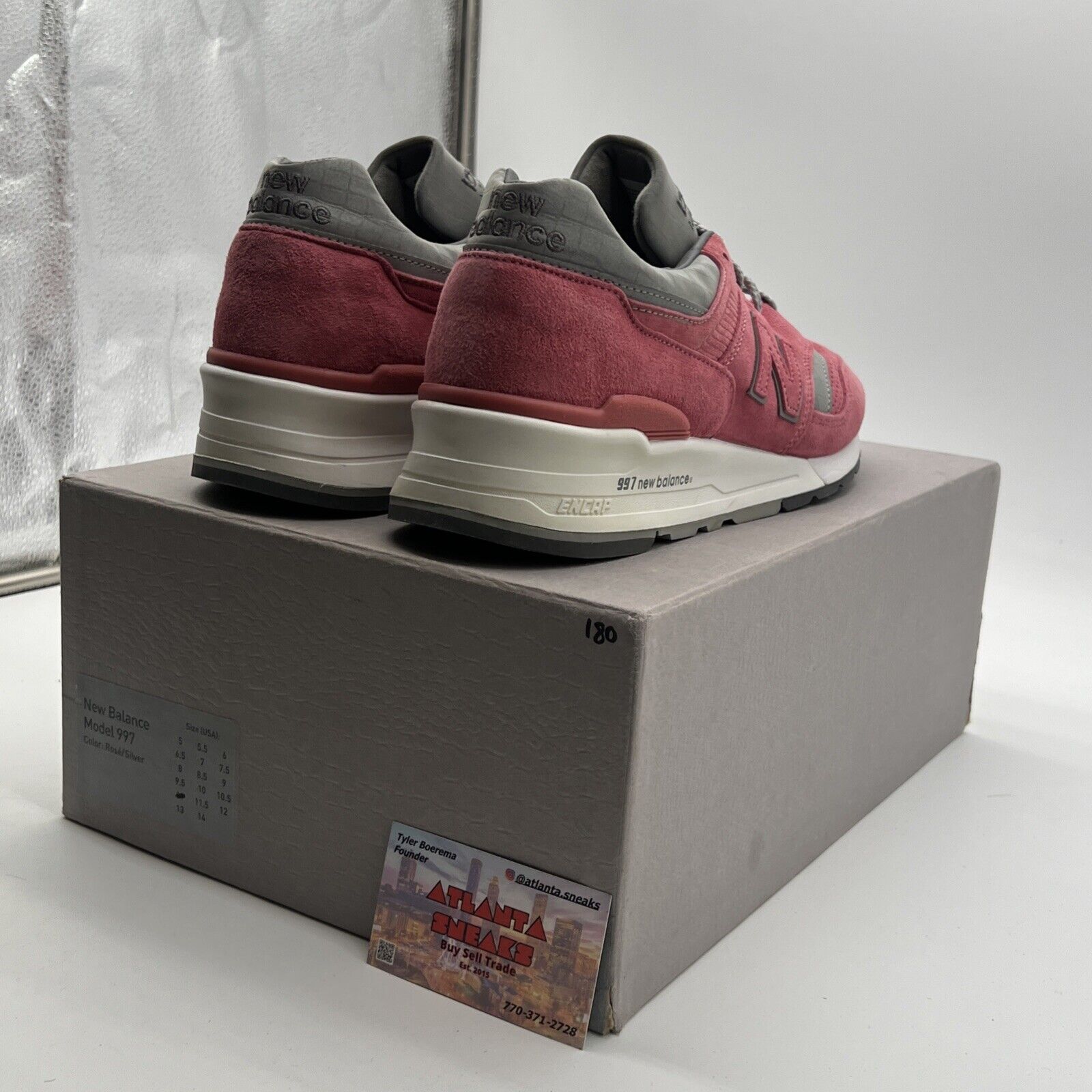 Size 11 - Concepts x New Balance 997 Rose M997CPT Size 8 Concepts 990 ald