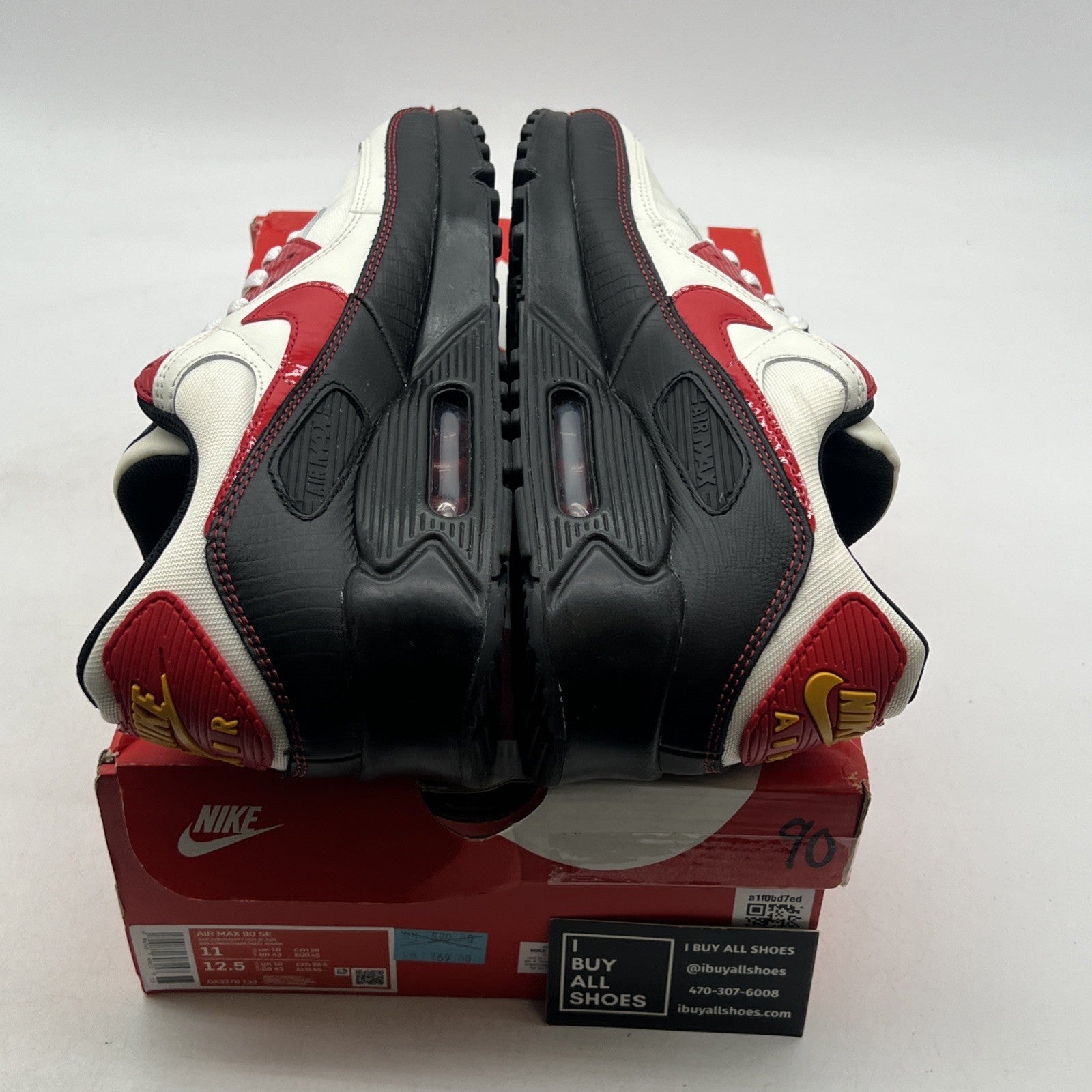 Size 11 - Nike Air Max 90 SE Sail University Red (DX3276-133)