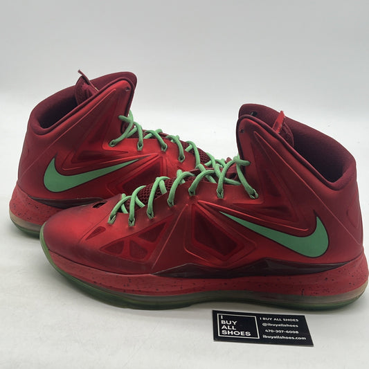 Size 14 - Nike LeBron 10 Christmas (541100-600)