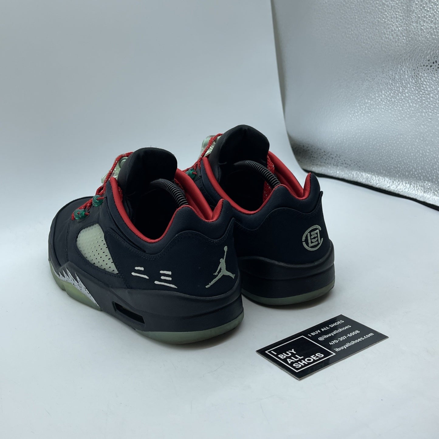 Size 9.5 - Jordan 5 Low x Clot Anthracite Black White Suede (DM4640-036)