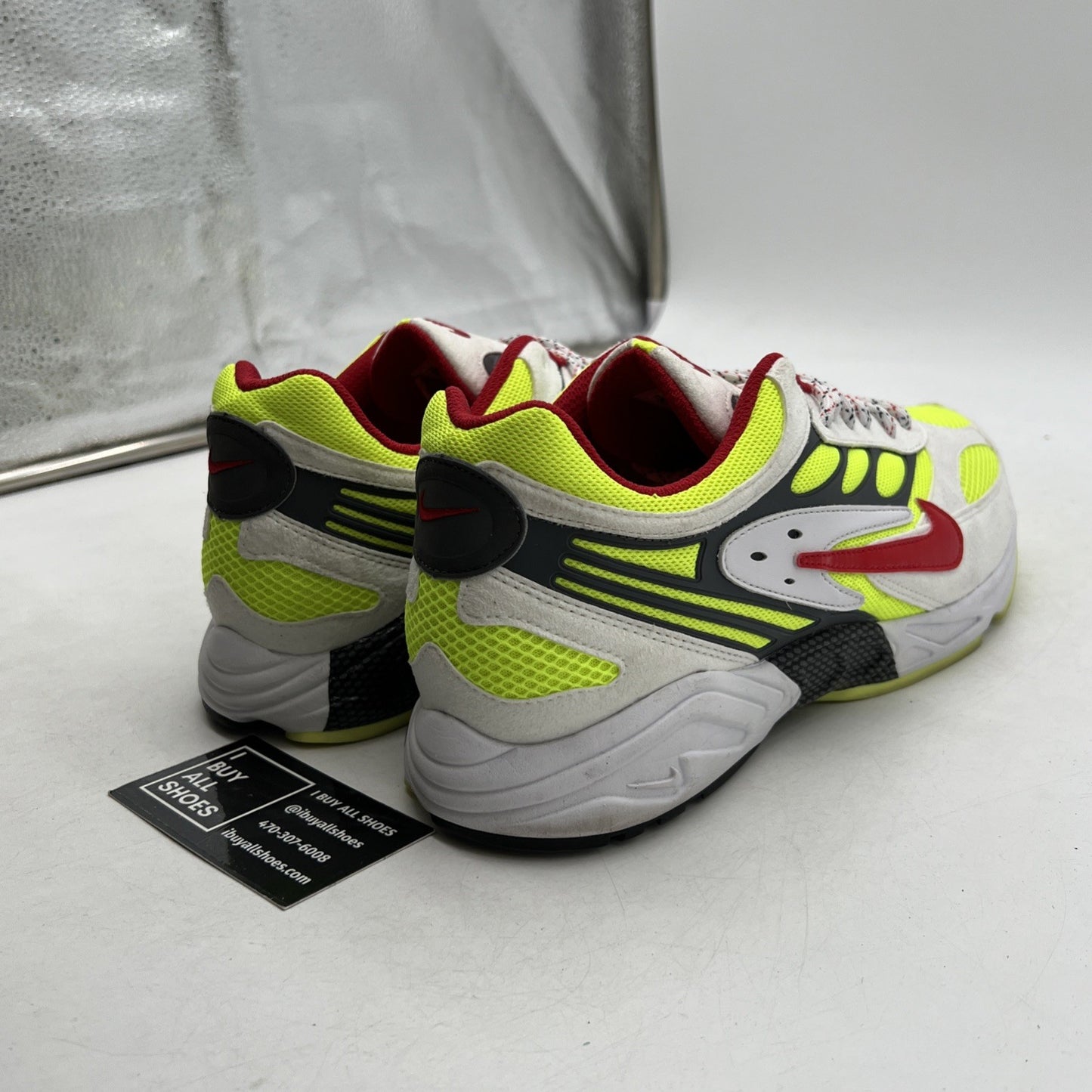 Size 12 - Nike Air Ghost Racer Retro Neon Yellow (AT5410-100)