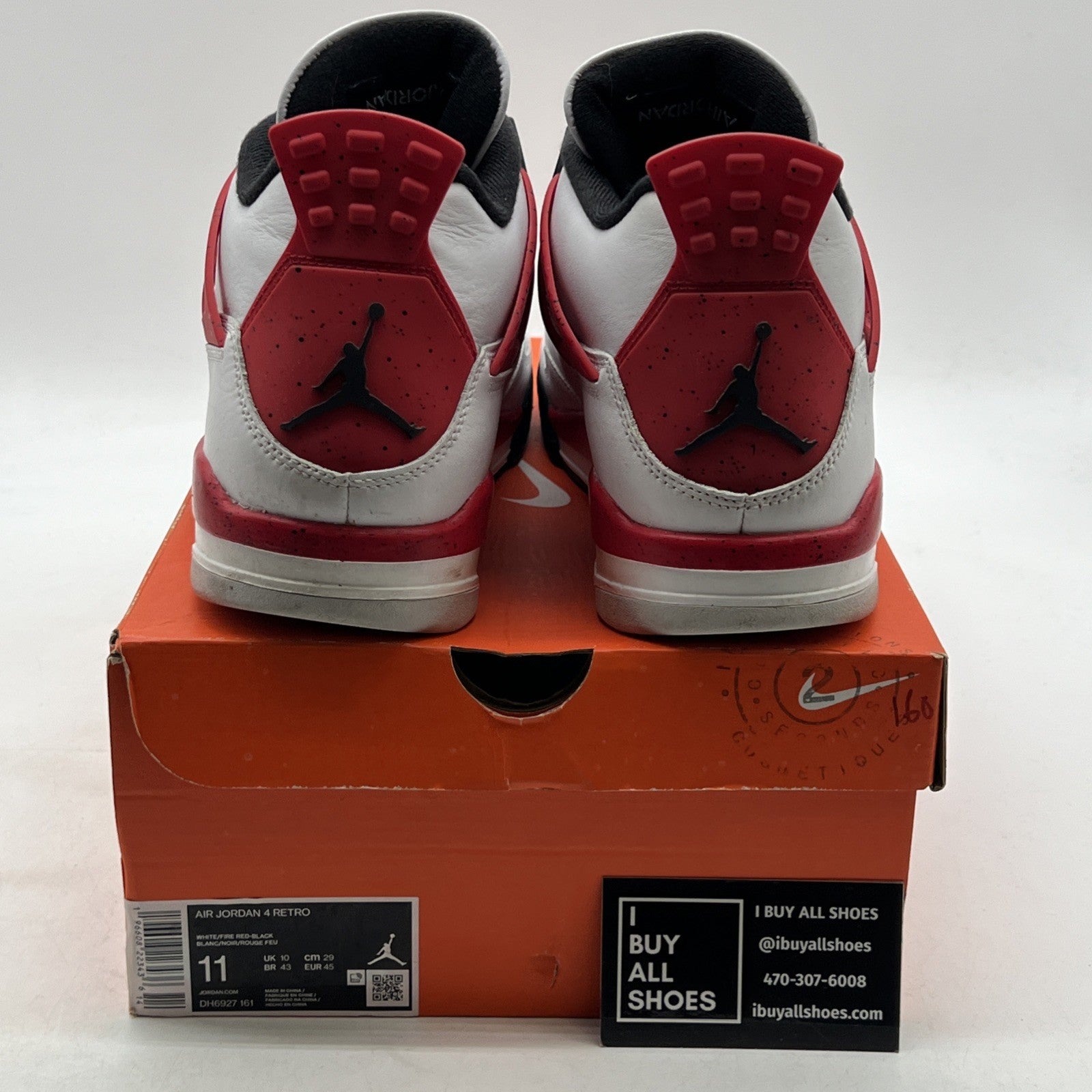 Size 11 - Air Jordan 4 Retro Mid Red Cement (DH6927-161)