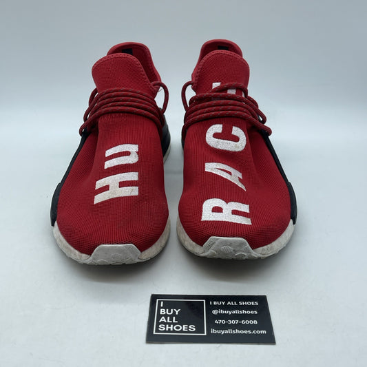 Size 9 - adidas Pharrell x NMD Human Race Red White Suede (BB0616)