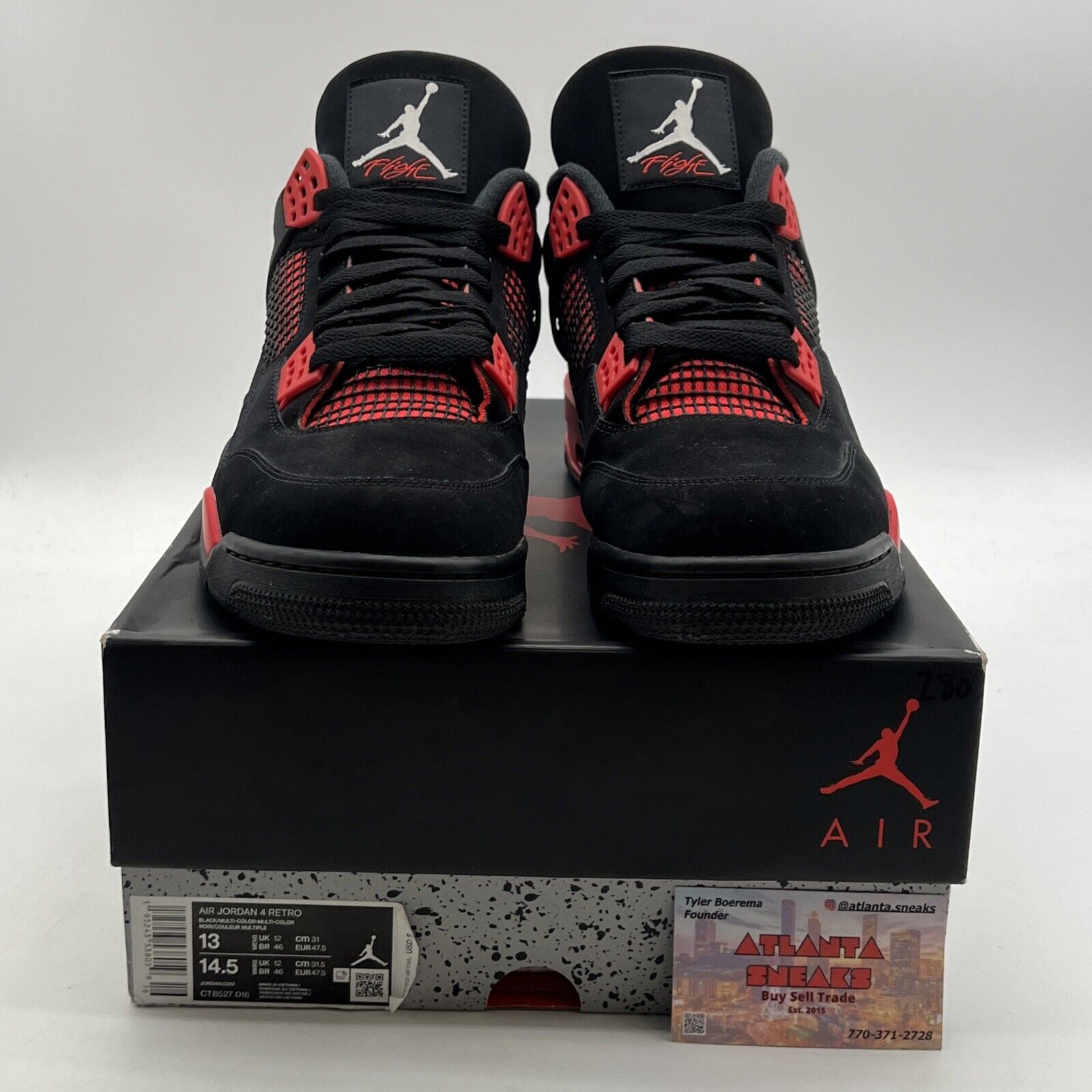 Size 13 - Air Jordan 4 Retro Mid Red Thunder (CT8527-016)